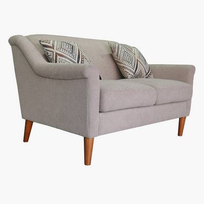 Clair 2-Seater Fabric Sofa with 2 Cushions