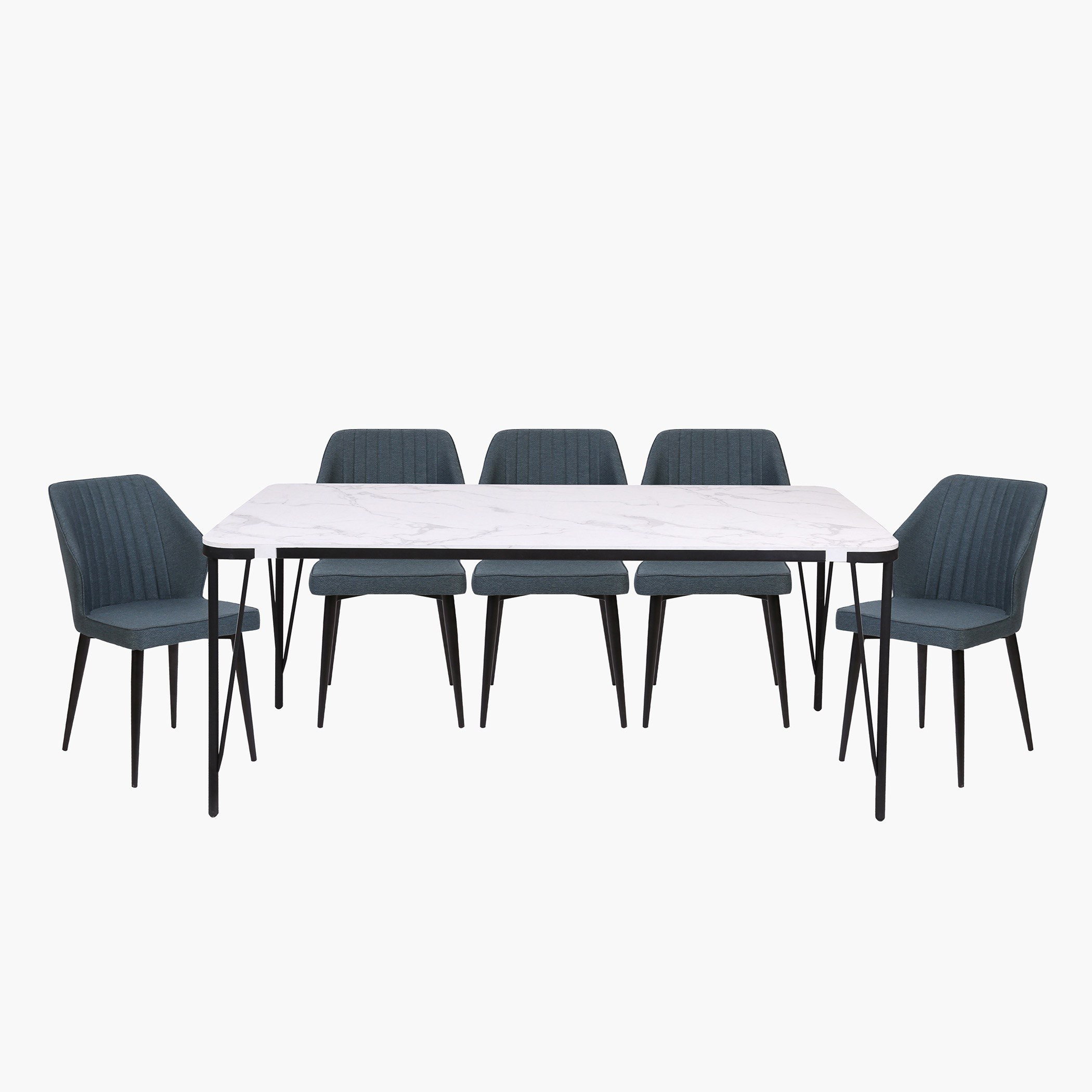 Clover 6-Seater Dining Set-hbxfurniture-diningtablesandsets-diningsets-sixseater-image-3