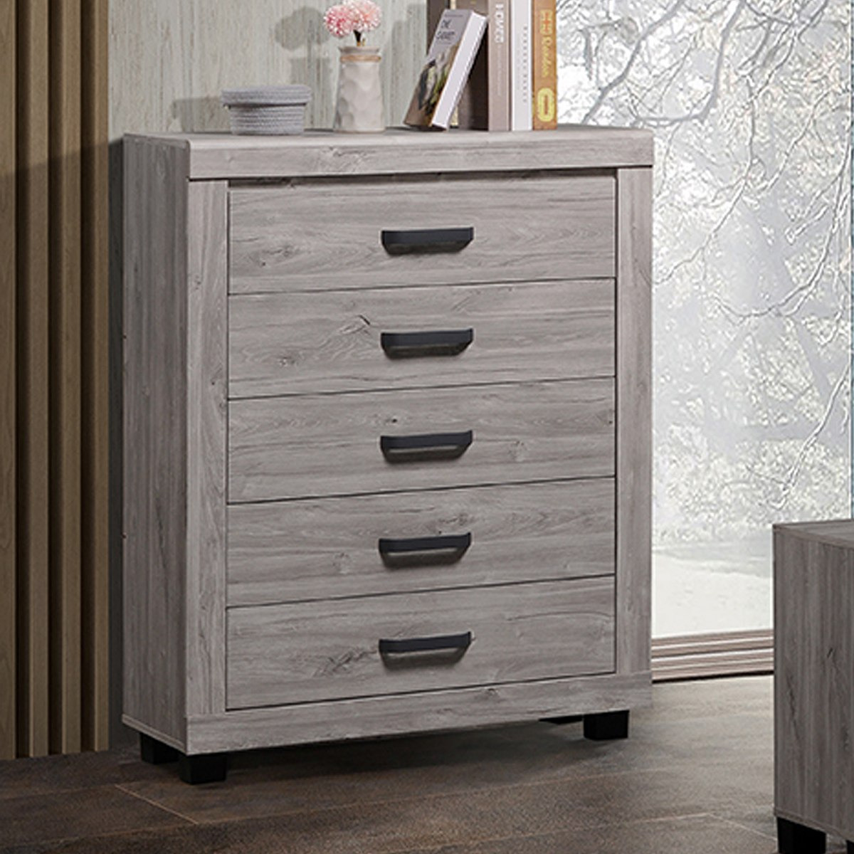 وحدة 5 أدراج - داوسون من موڤو -hbxfurniture-dressersandchests-chestofdrawers-image-1