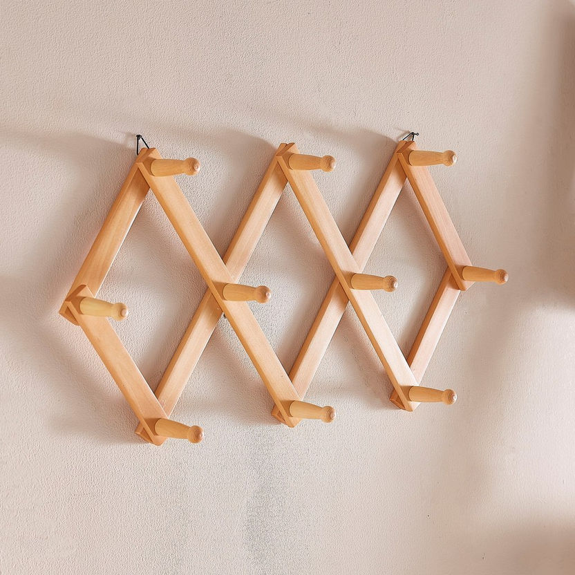 Forest Stretchable Wooden Wall Hanger-Clothes Hangers-image-0