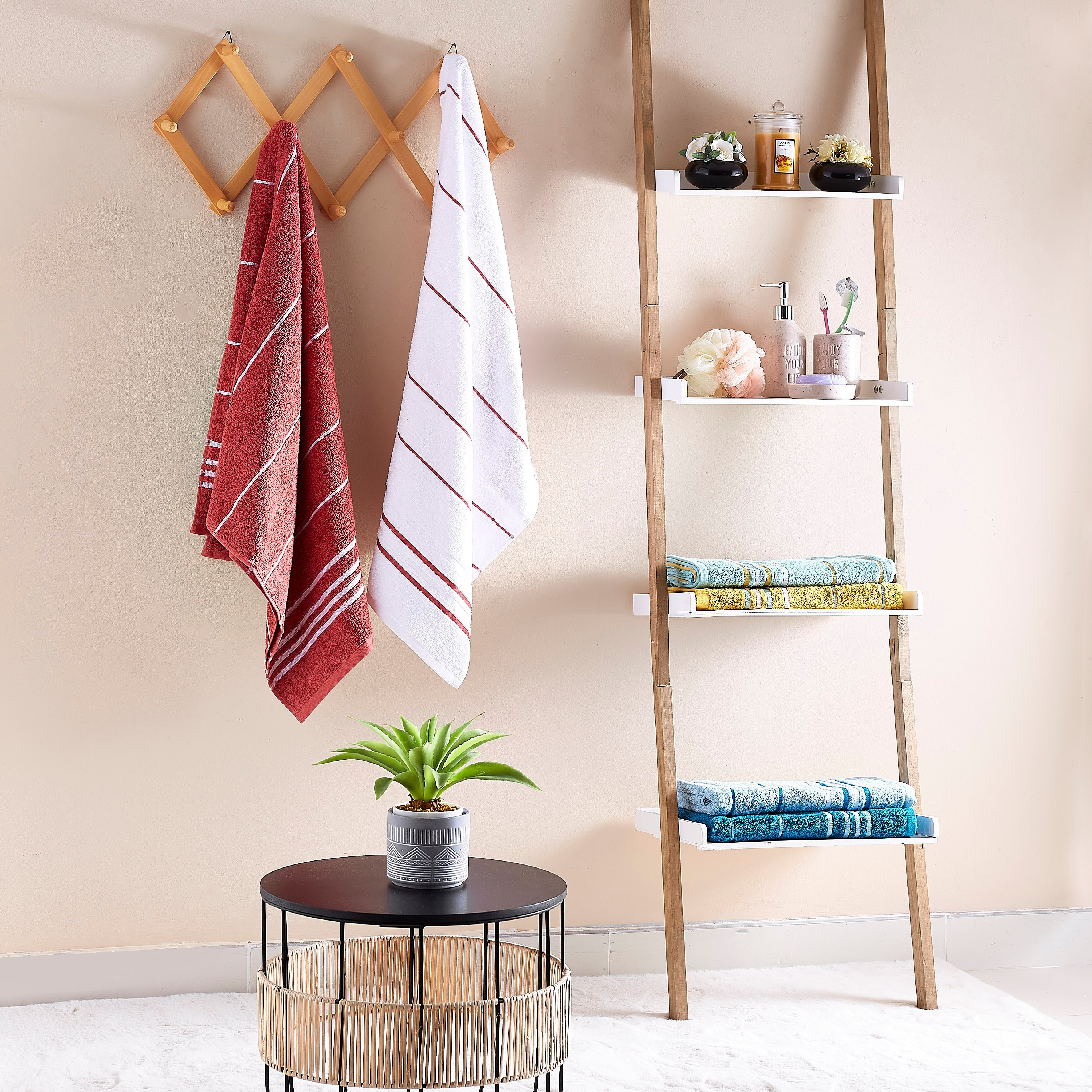 علّاقة حائط خشبية قابلة للمد من فورست-hbxhomeware-bathandlaundry-clothesdryingracks-image-3