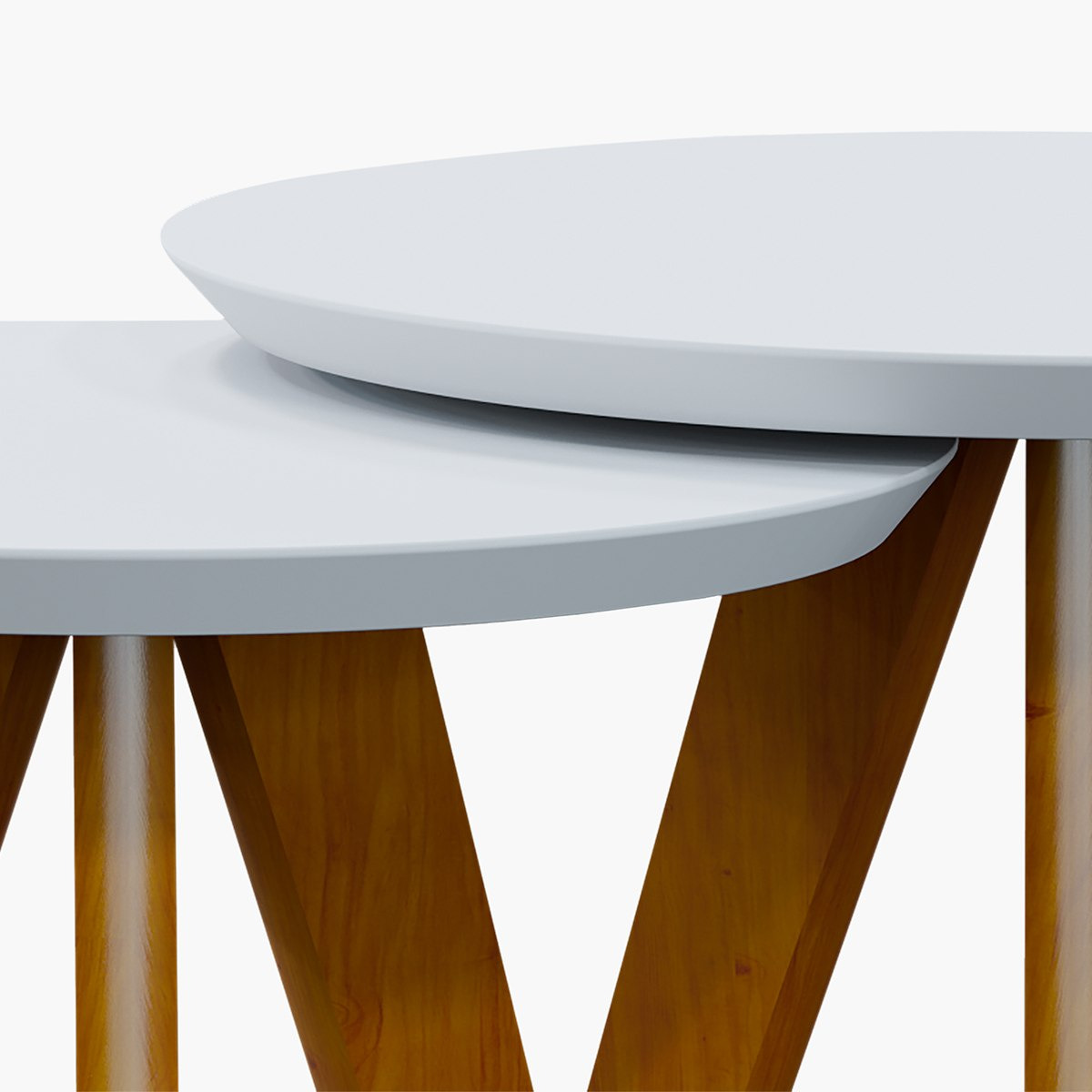 طقم طاولة جانبية مستديرة قطعتين من دومينو-hbxfurniture-livingroom-endtables-image-4