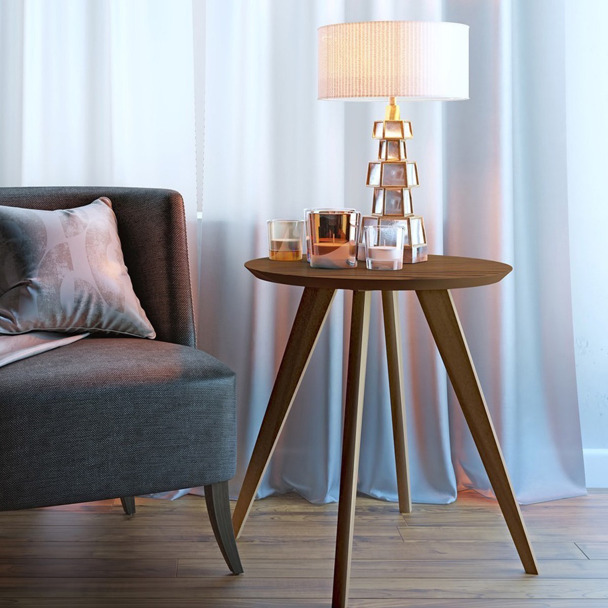 طاولة جانبيّة مستديرة من بارما-hbxfurniture-livingroom-endtables-image-1