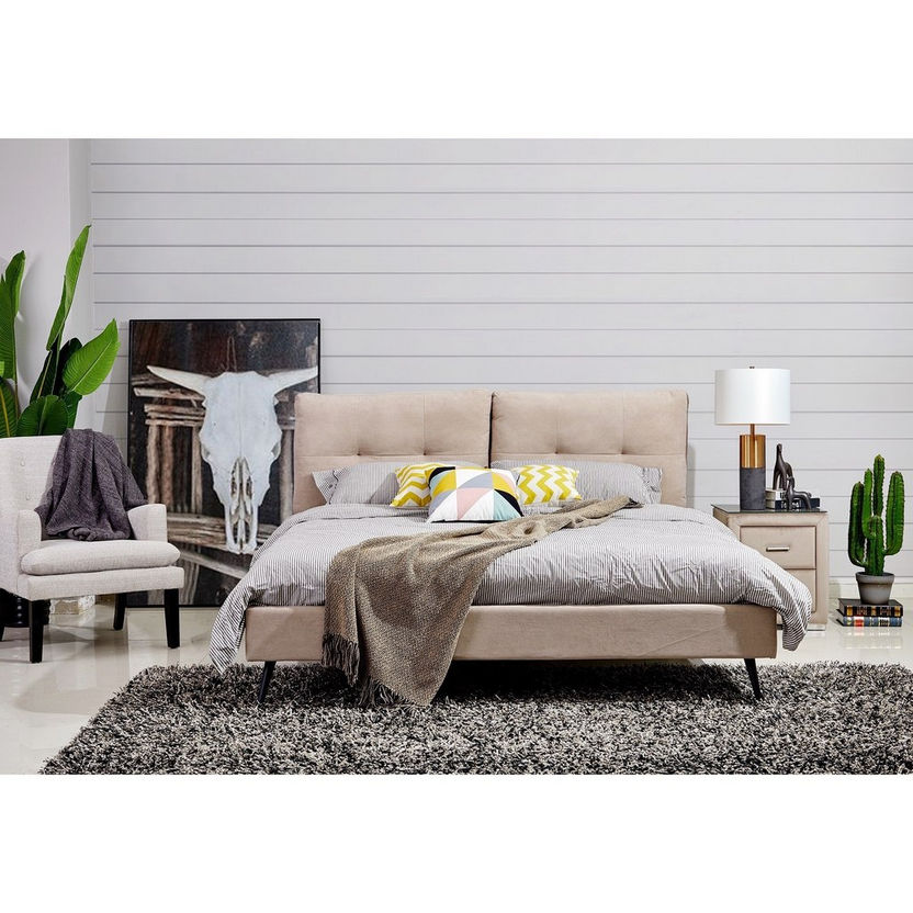 Majestic Upholstered King Bed - 180x200 cm-Beds-image-6