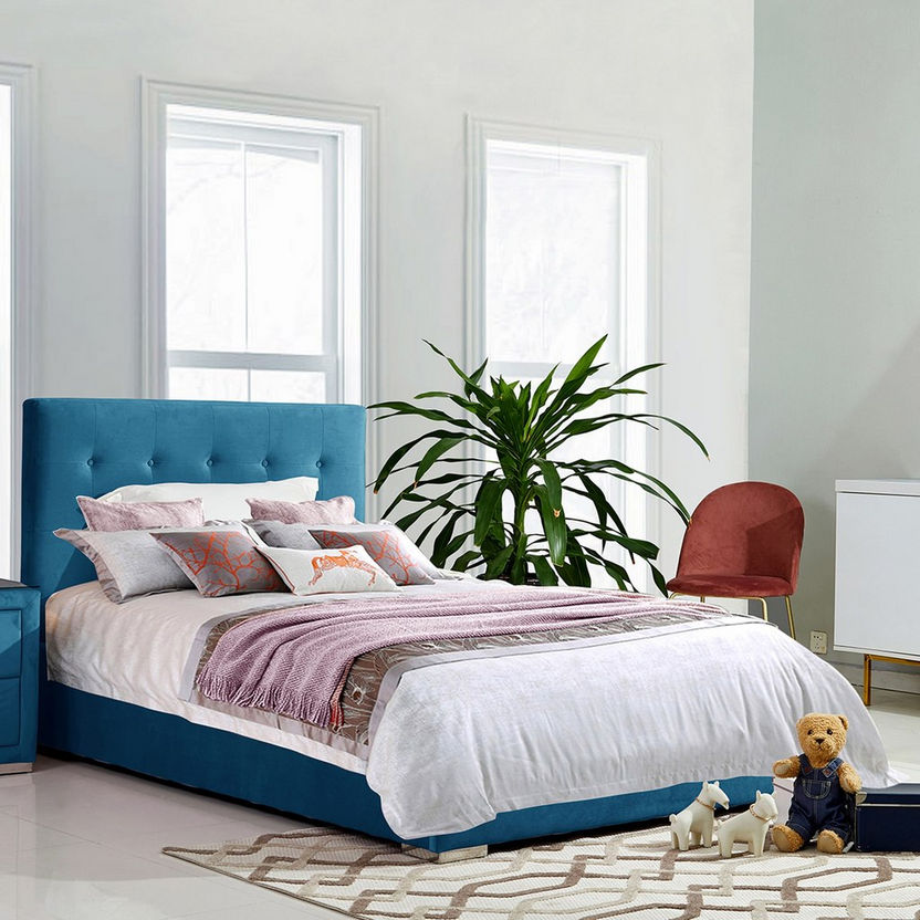 Oakland Upholstered Twin Bed - 120x200 cm-Beds-image-0