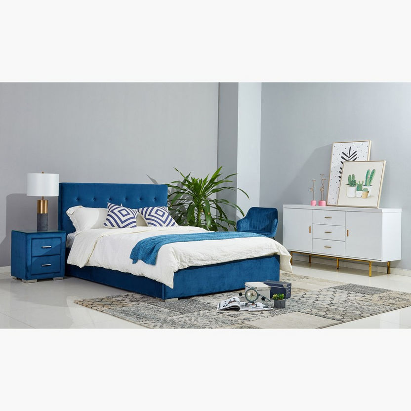 Oakland Upholstered Queen Bed - 150x200 cm-Queen-image-6