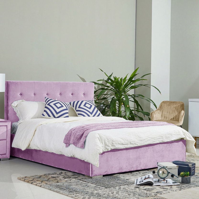 Oakland Upholstered Queen Bed - 150x200 cm-Queen-image-0