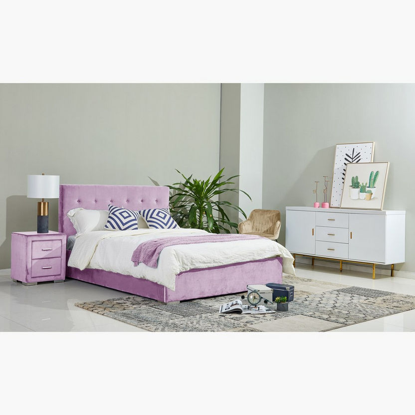 Oakland Upholstered Queen Bed - 150x200 cm-Queen-image-6