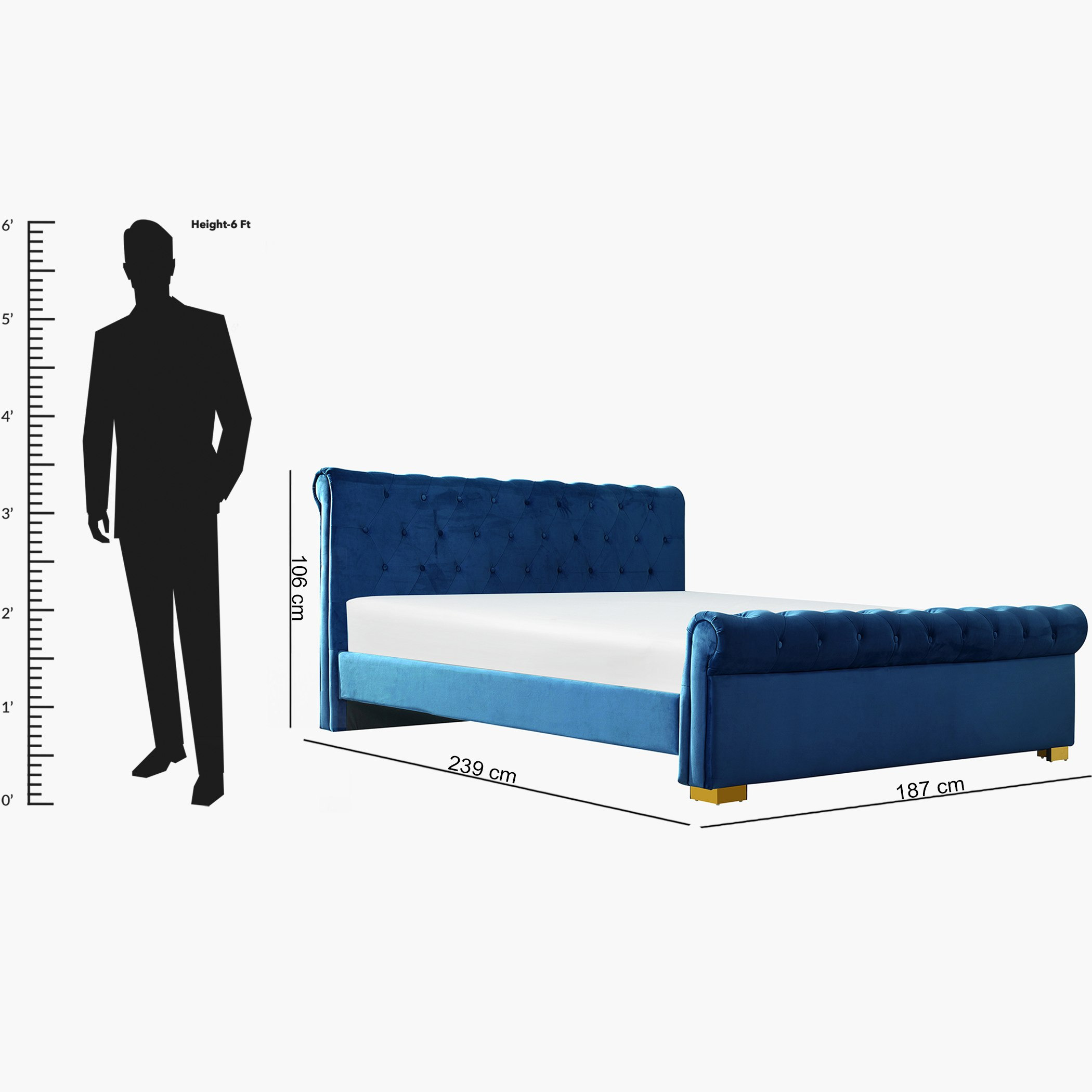 سرير كينج منجّد من أورو - 180x200 سم-hbxfurniture-bedsandbedsets-beds-king-image-9