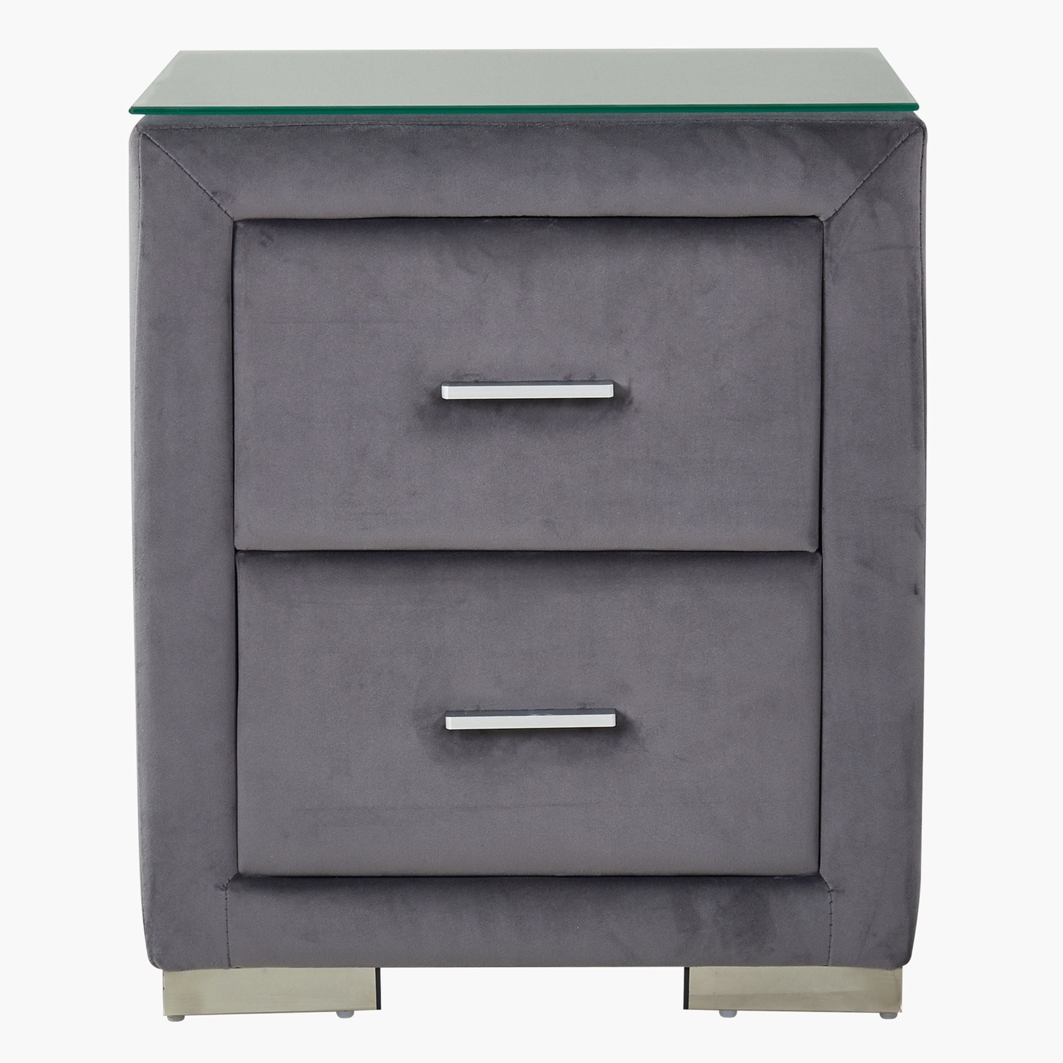 Taylor Upholstered Nightstand with Tempered Glass-hbxfurniture-bedroom-nightstands-image-2