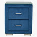 Taylor 2-Drawer Upholstered Nightstand with Tempered Glass Top-Night Stands-thumbnailMobile-1
