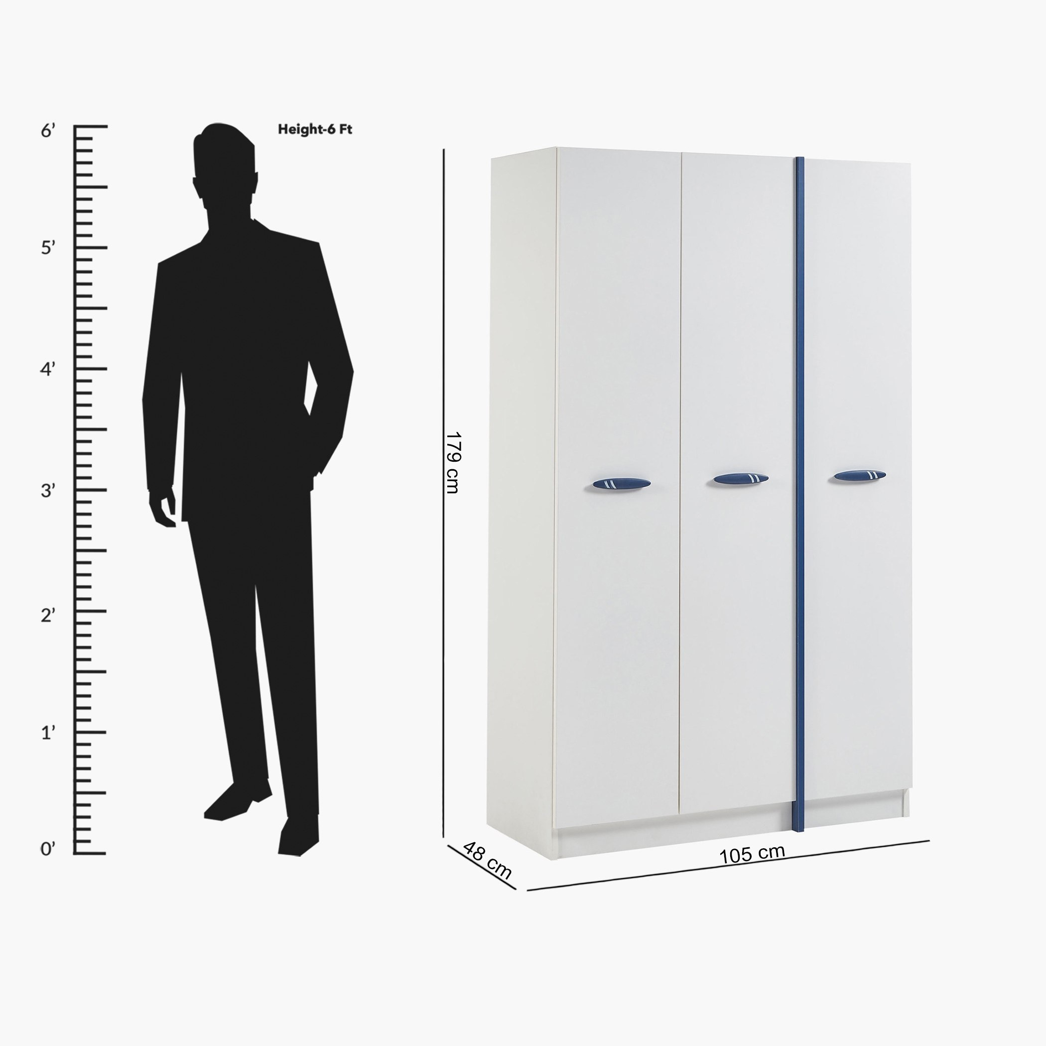 Jack 3-Door Wardrobe-hbxfurniture-wardrobes-image-6
