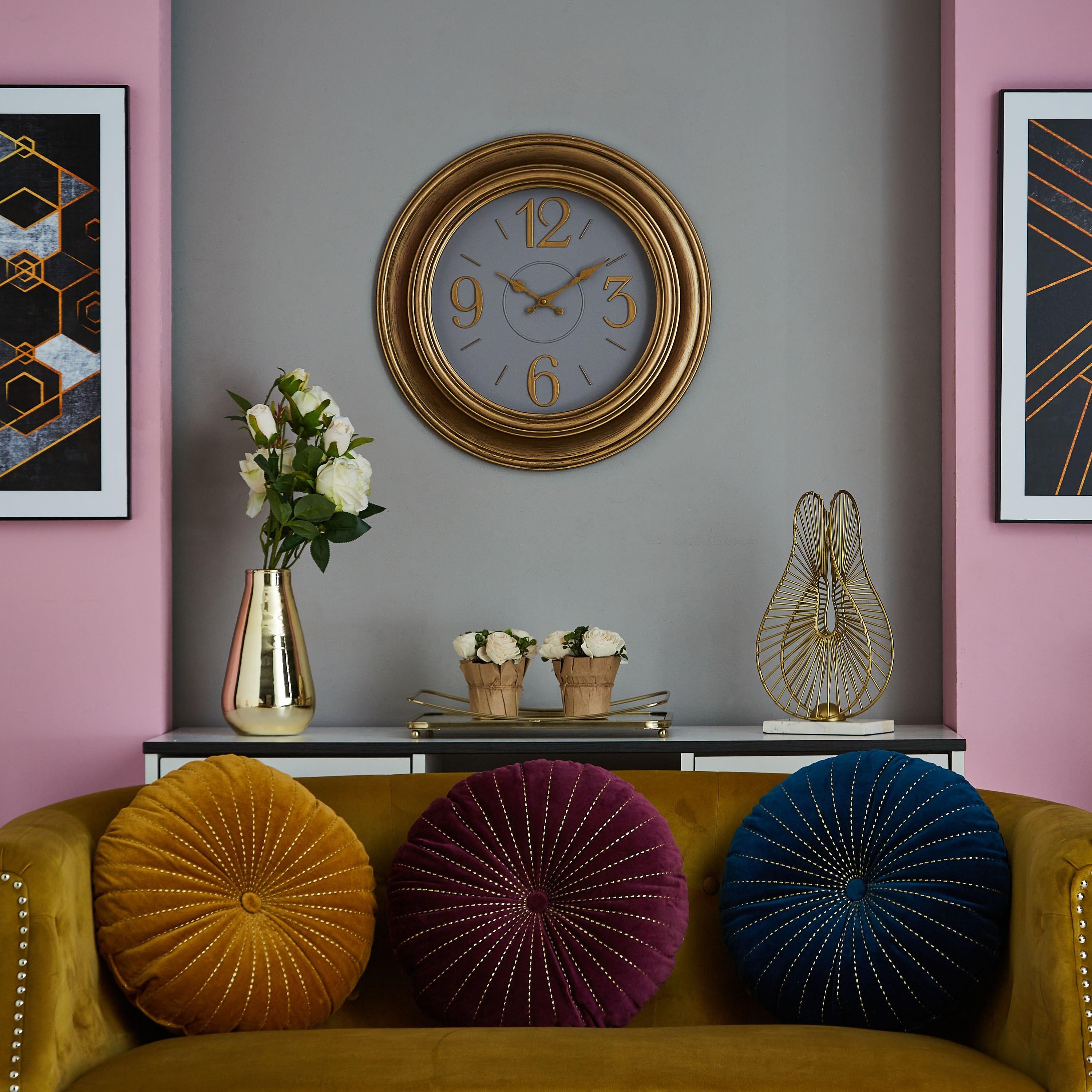 ساعة حائط بحواف دائرية من تافرن - 51  سم-PROMO_HB_AE_B1G1_250925-image-4
