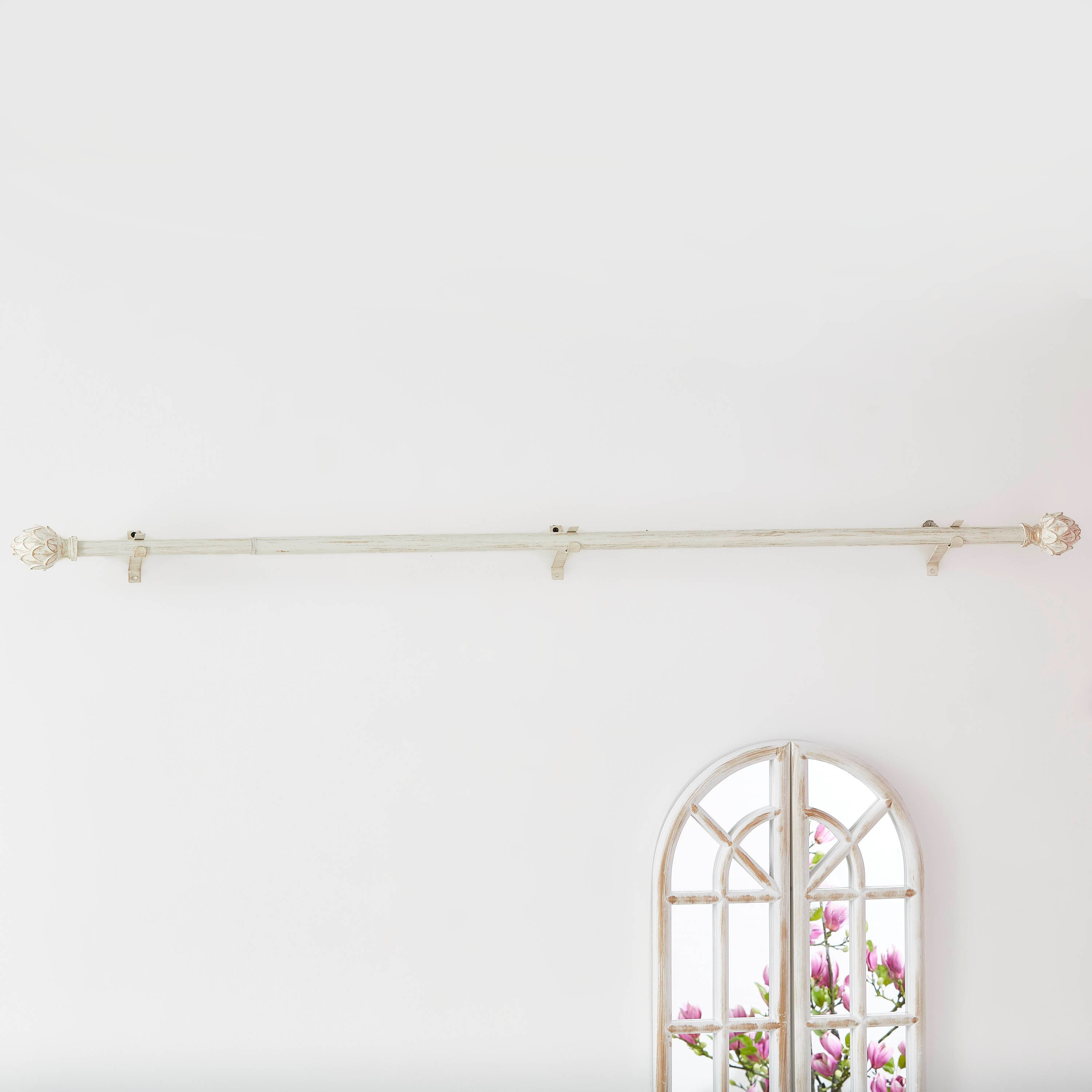 Lotus Brushed Double Curtain Rod - 112 to 274 cm-hbxhomeware-hbxdecorandfurnishings-image-1