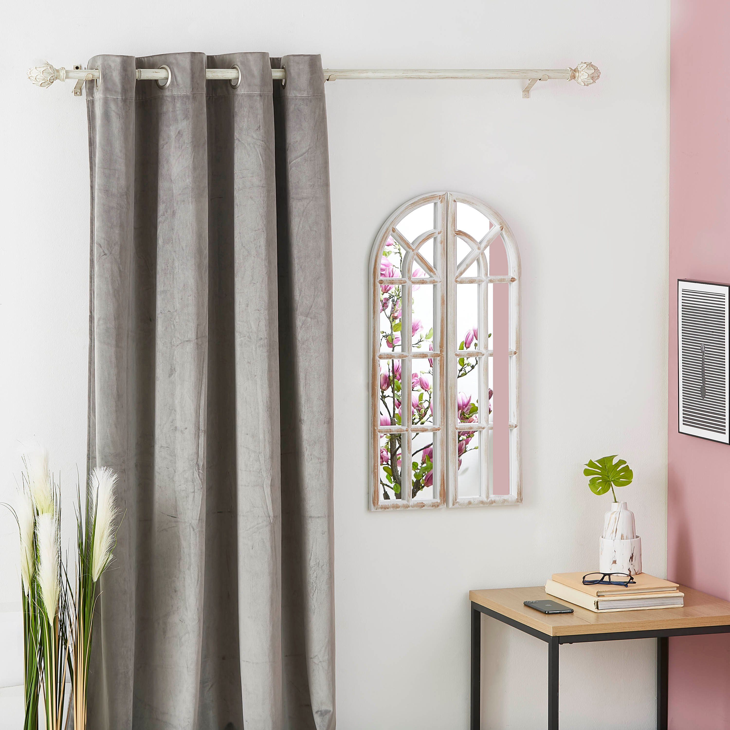 Lotus Brushed Double Curtain Rod - 112 to 274 cm-hbxhomeware-hbxdecorandfurnishings-image-5