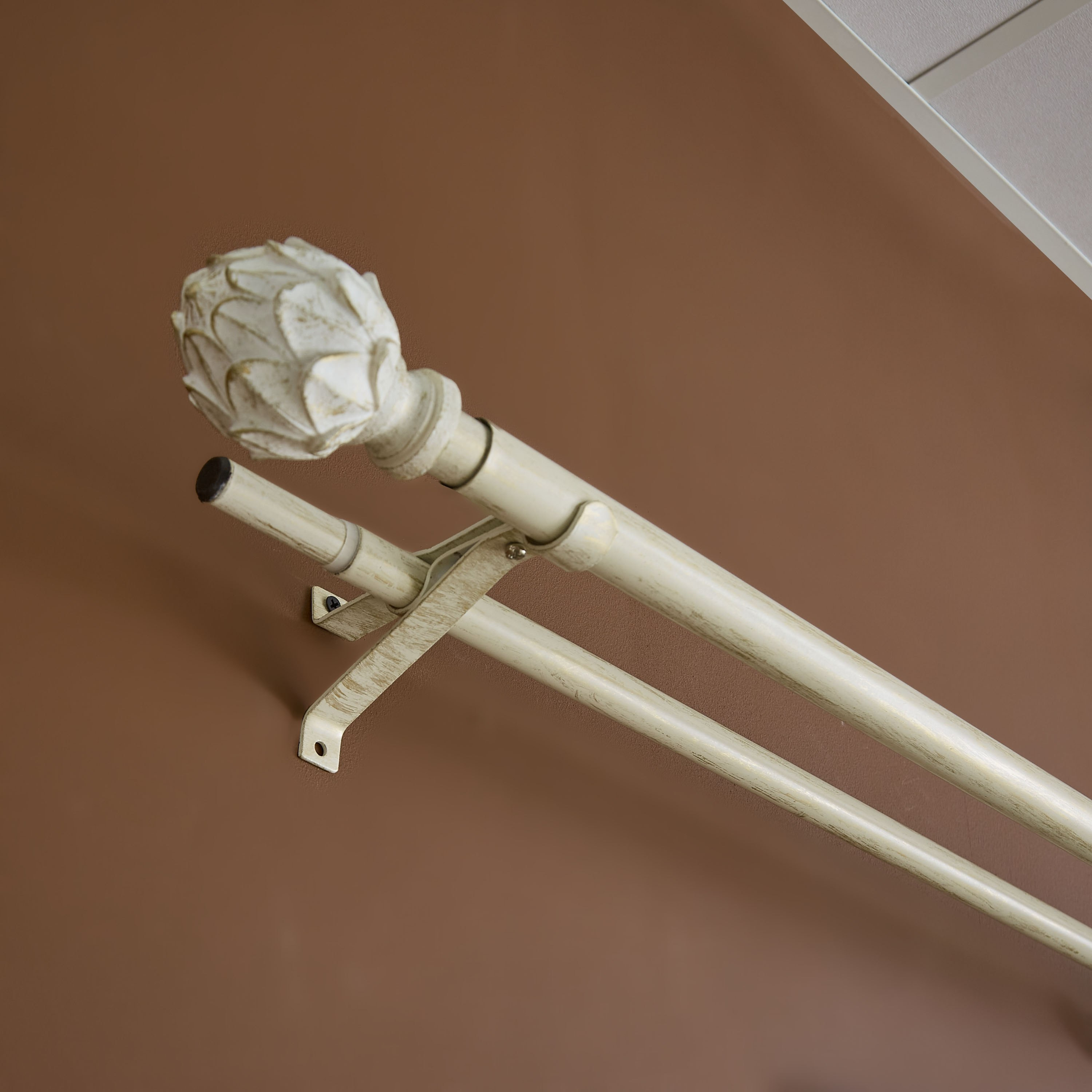 Lotus Brushed Double Curtain Rod - 132-366 cm-PROMO_HB_AE_B2G2_011025-image-3