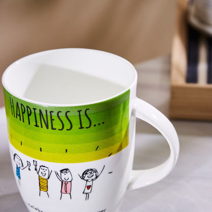 Happiness is Celebrating Small Success Mug - 350 ml