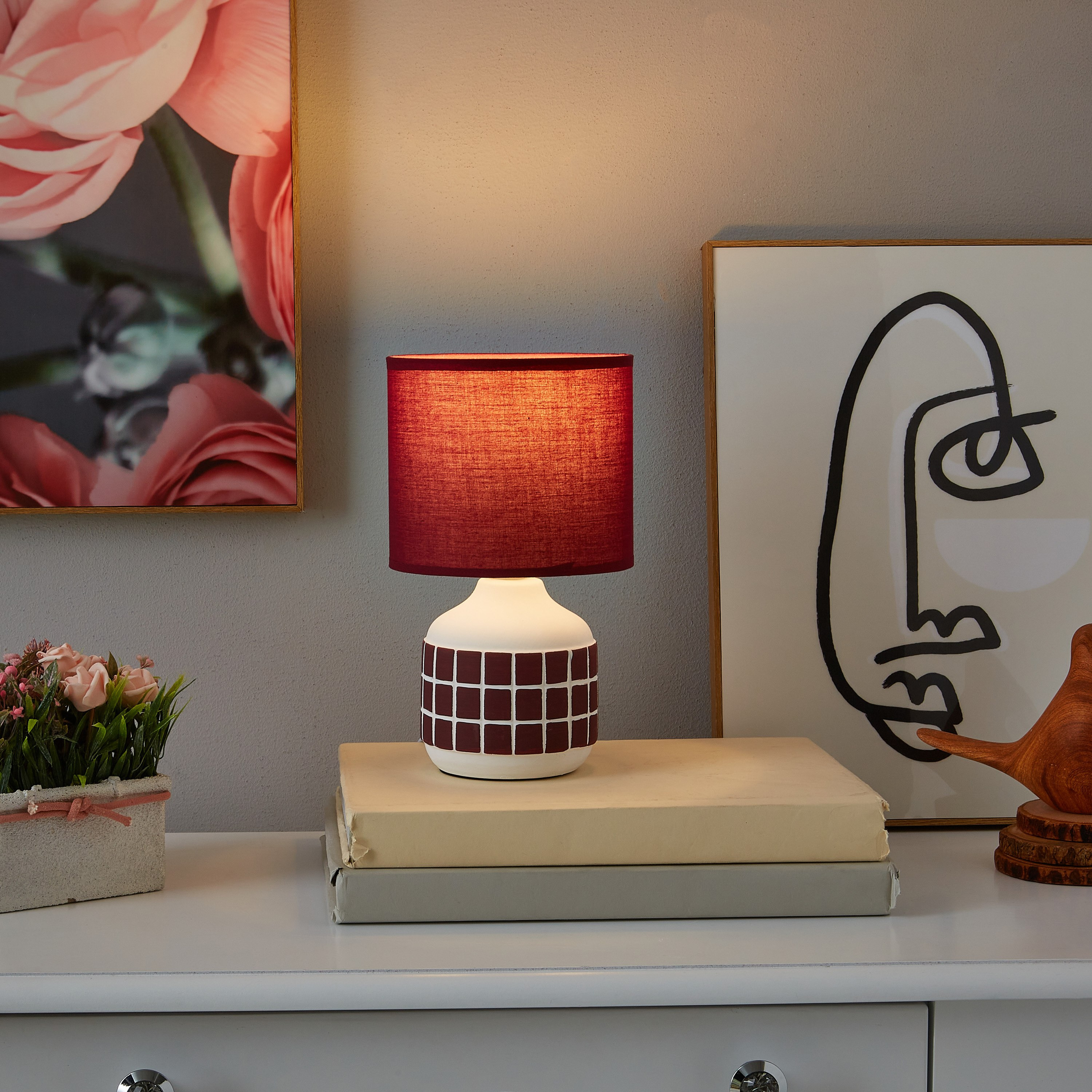 Gletan Ceramic Table Lamp - 30 cm-hbxlivingroom-lighting-tablelamps-image-4