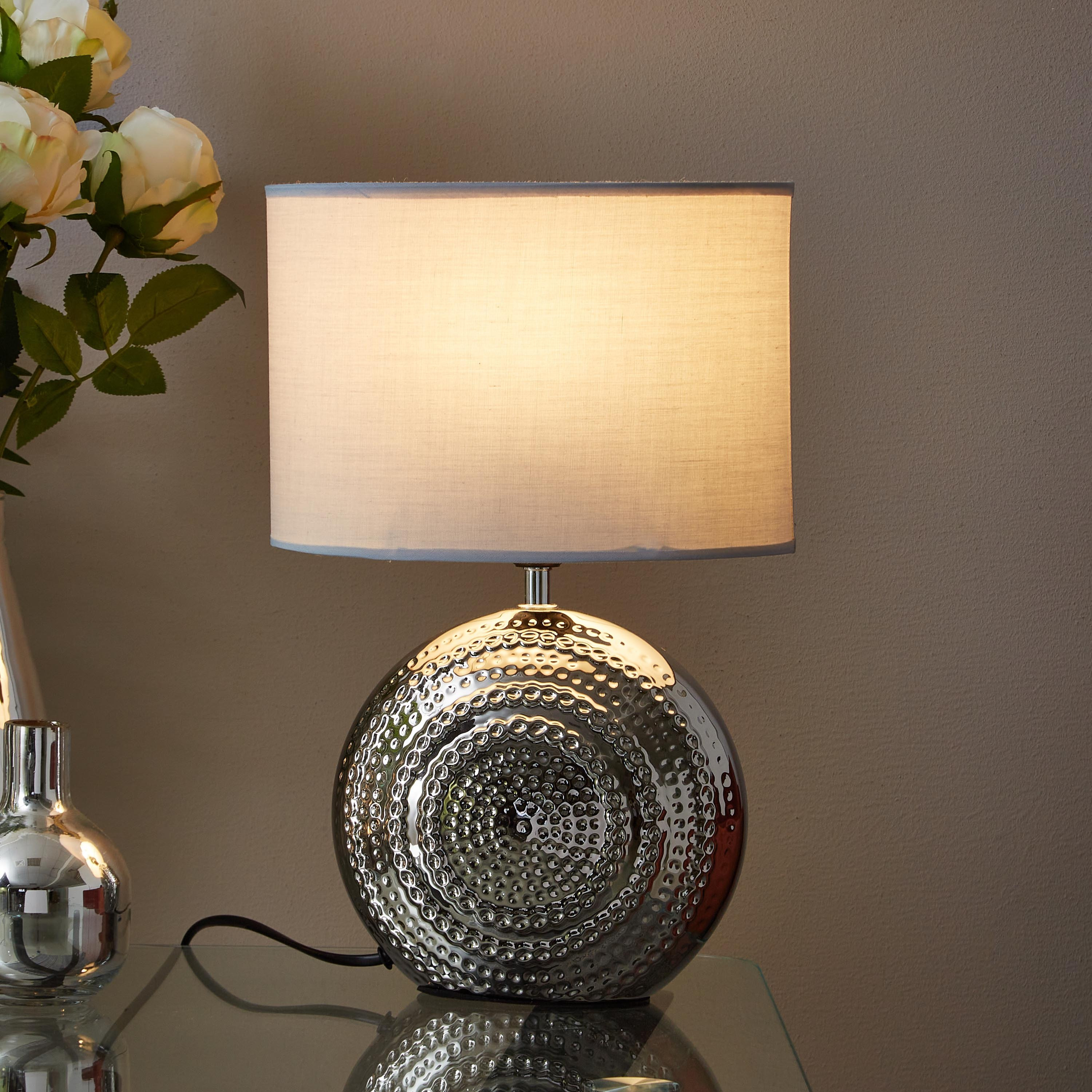 Zio Ceramic Table Lamp - 41 cm-hbxlivingroom-lighting-tablelamps-image-2