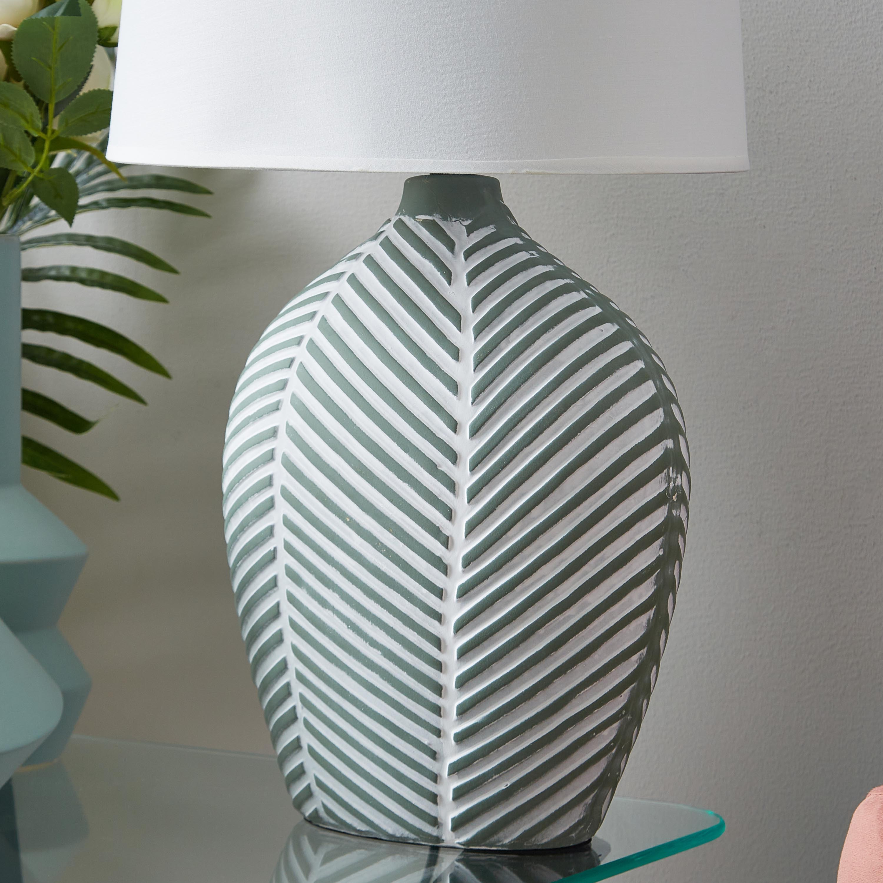 Ekon Ceramic Table Lamp - 51 cm-hbxlivingroom-lighting-tablelamps-image-3