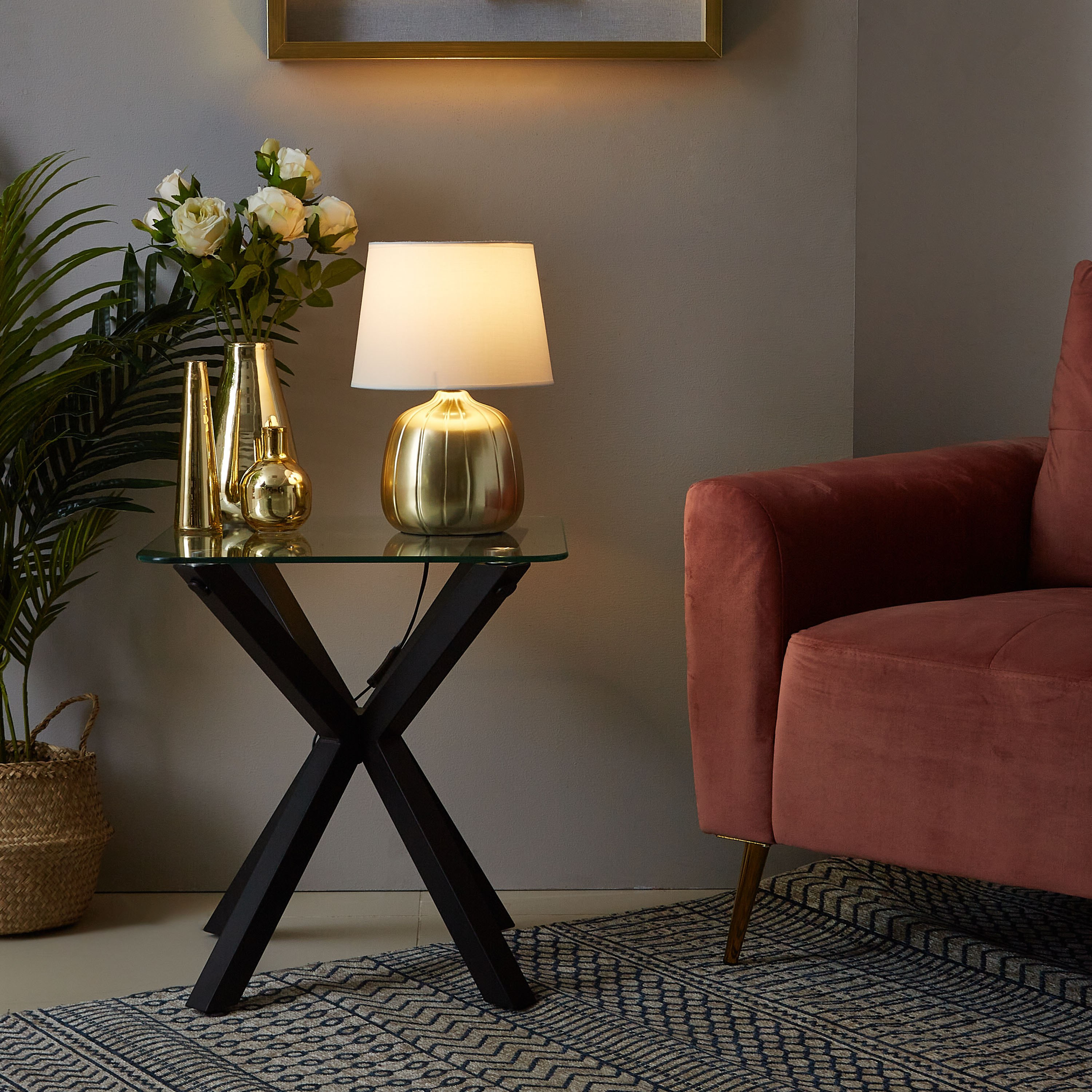 مصباح طاولة سيراميك من إيكون - 35 سم-hbxlivingroom-lighting-tablelamps-image-4