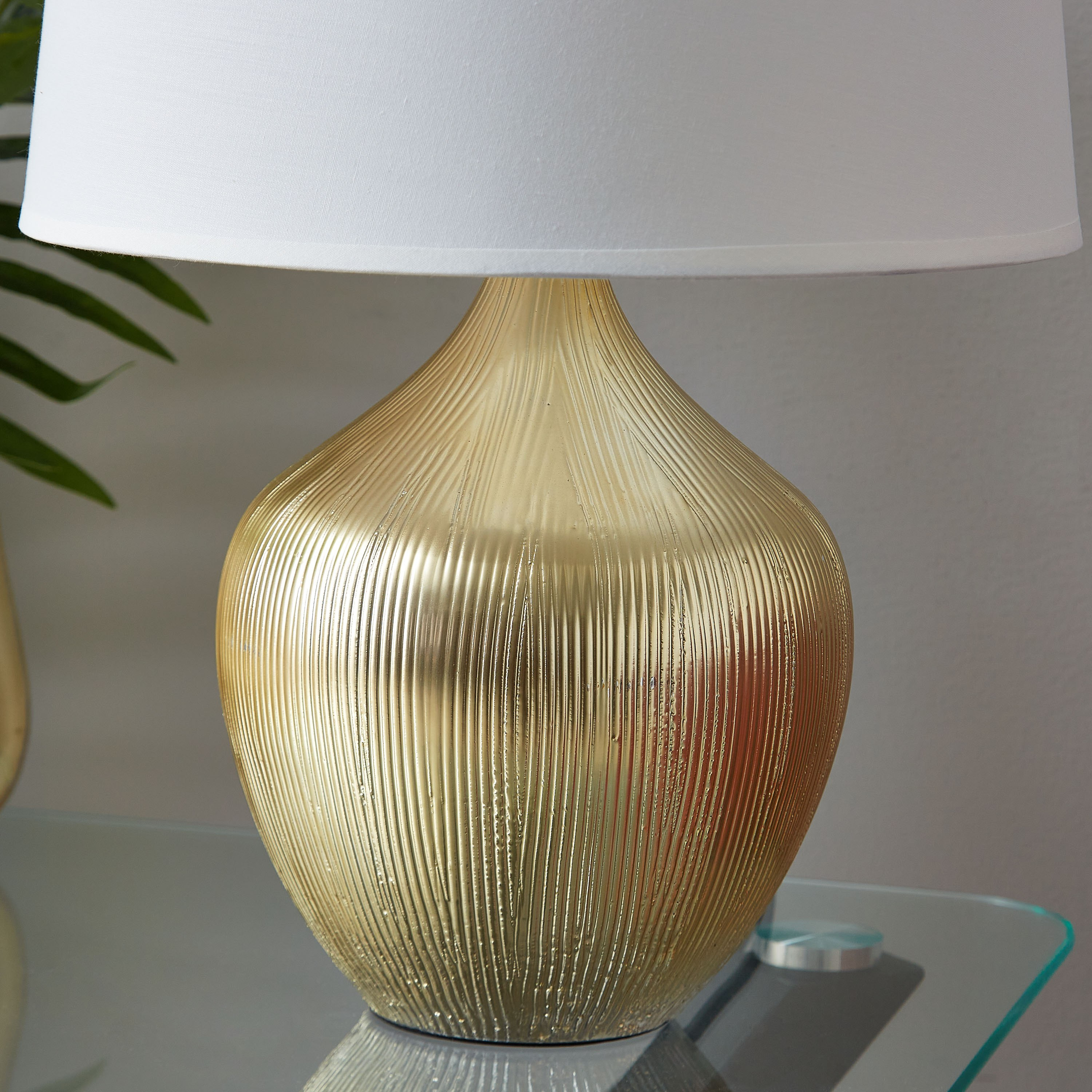 Ekon Ceramic Table Lamp - 43 cm-hbxlivingroom-lighting-tablelamps-image-3