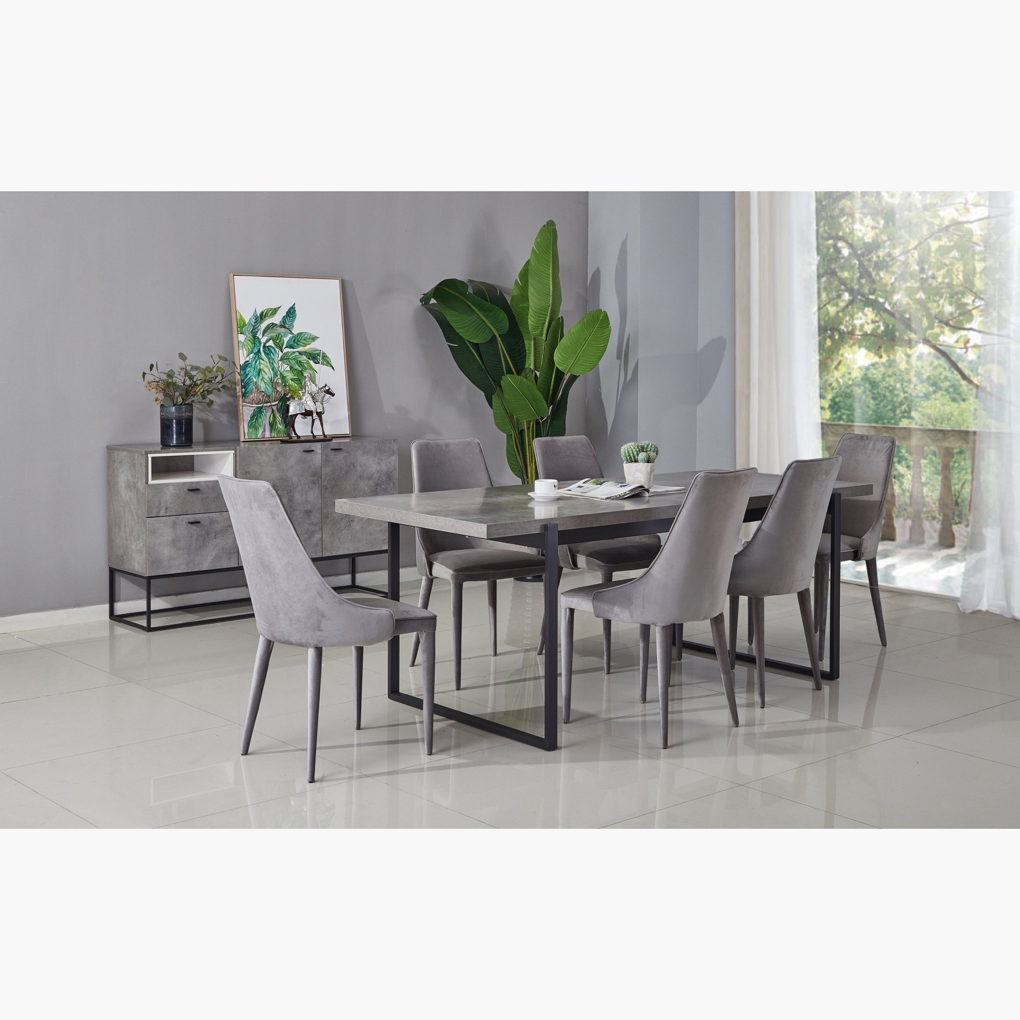 طقم سفرة 6 مقاعد من سكوت-hbxfurniture-diningtablesandsets-diningsets-sixseater-image-9