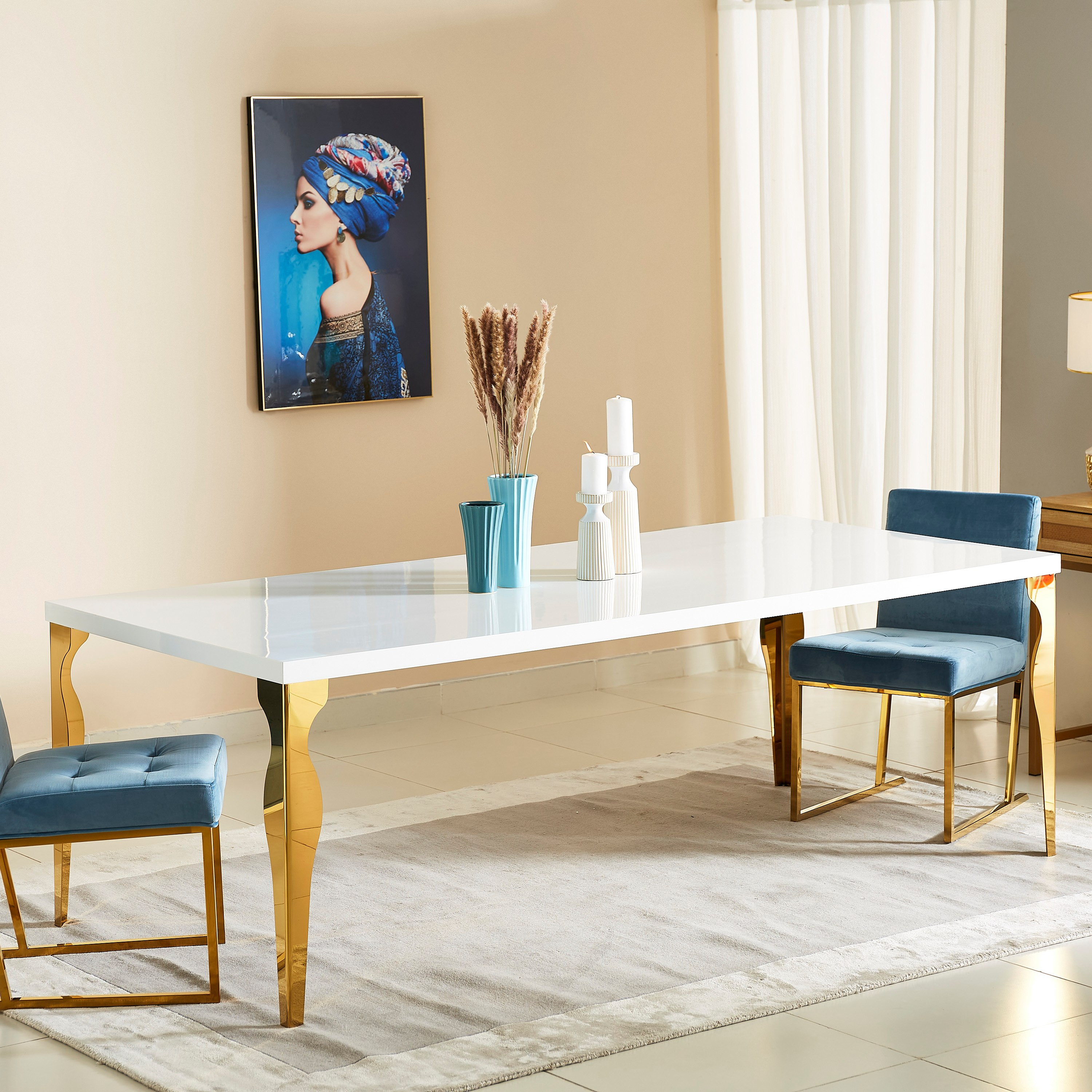 Oro 8-Seater Dining Set-hbxfurniture-diningtablesandsets-diningsets-eightseater-image-6