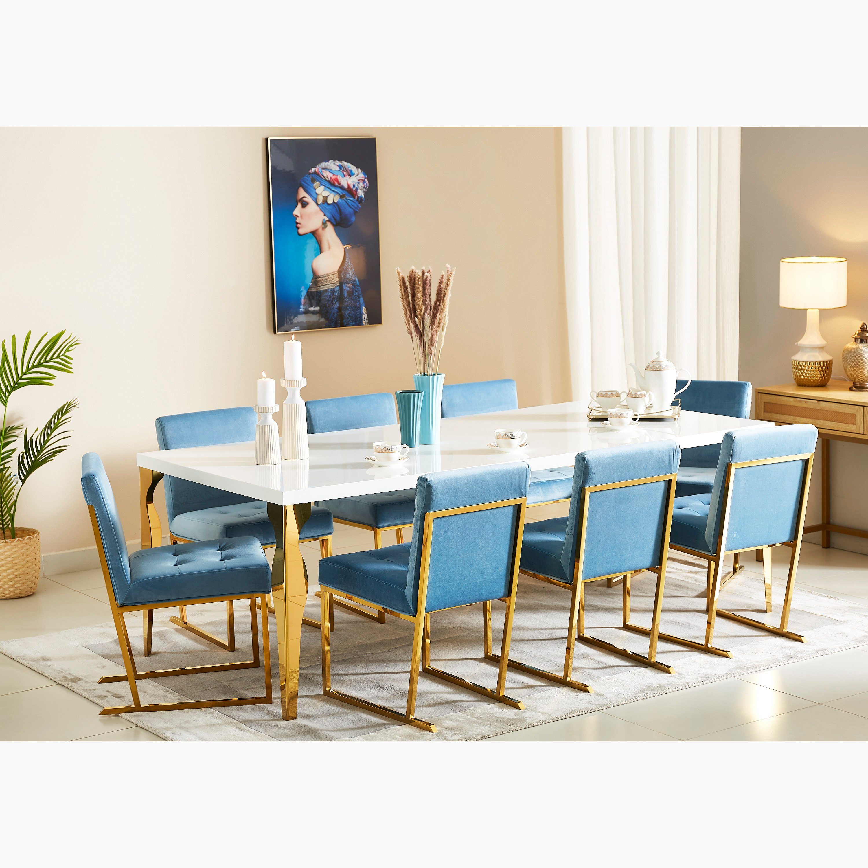 Oro 8-Seater Dining Set-hbxfurniture-diningtablesandsets-diningsets-eightseater-image-9