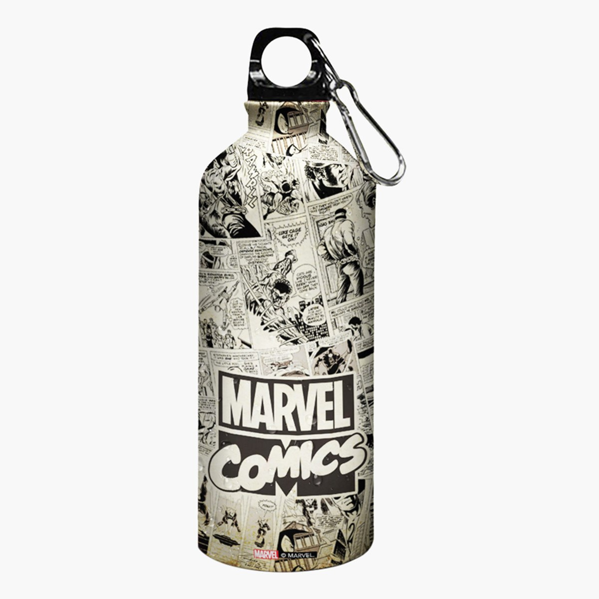 قارورة ماء بفوهة واسعة الفم وطبعات مارفل كوميدية من تريندي- 600 مل-hbxhomeware-hbxkidsandyouth-image-2