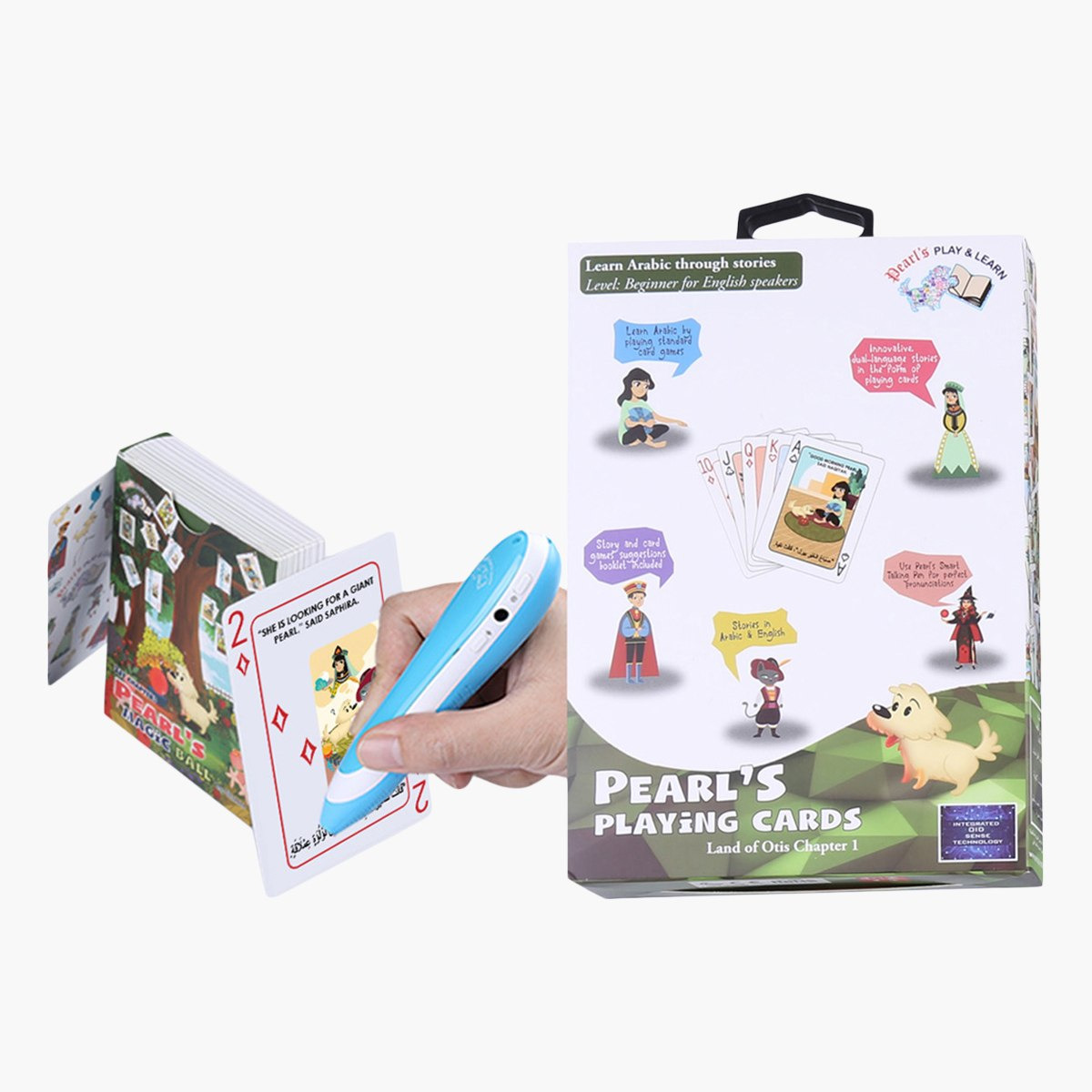 بطاقات لعب تعليمية للغة الإنجليزية والعربية من تريندي-hbxhomeware-hbxkidsandyouth-image-1