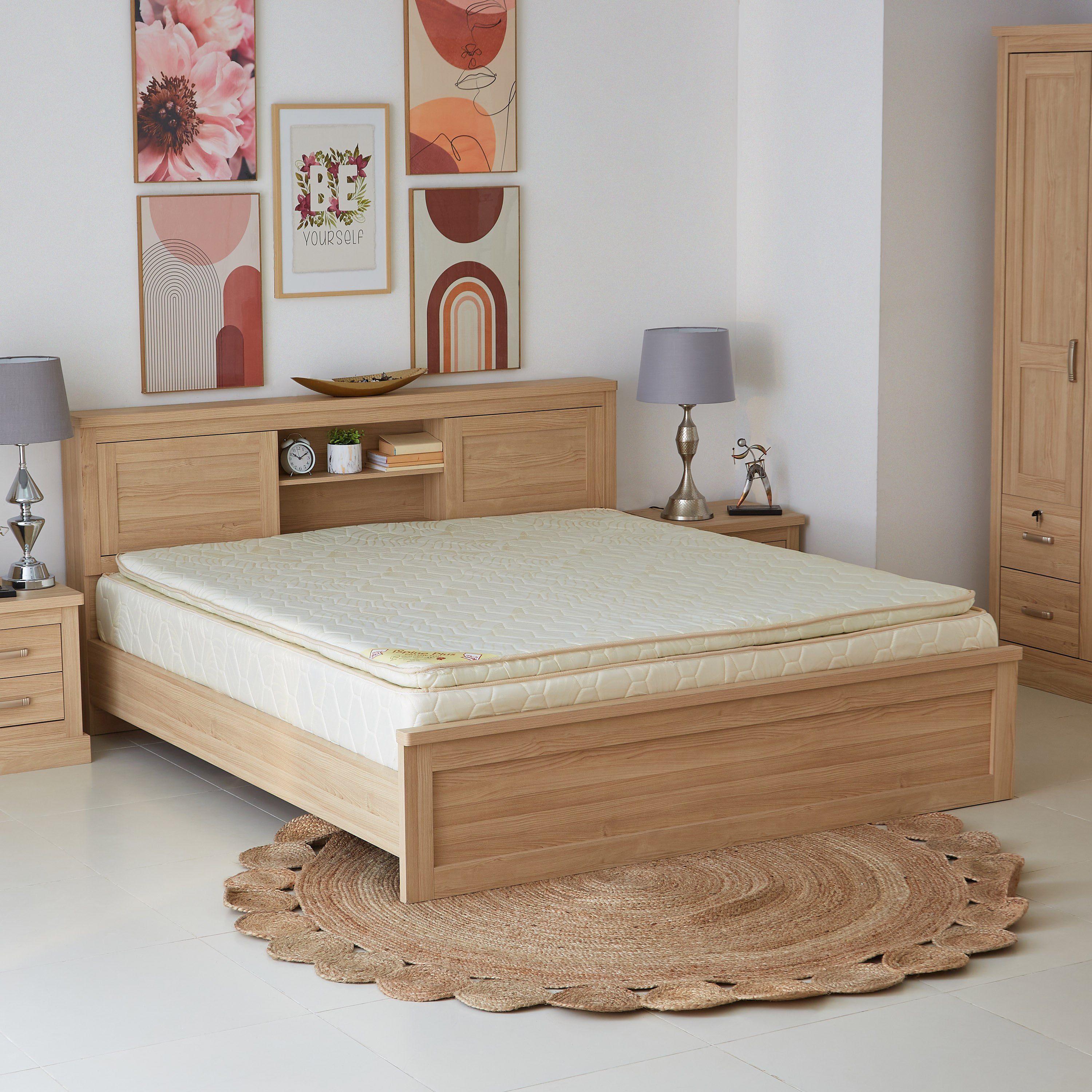 مرتبة طبية كينج بسطح وسادة من آي سبين بلس - 180x200x25 سم-hbxfurniture-mattresses-king-image-2