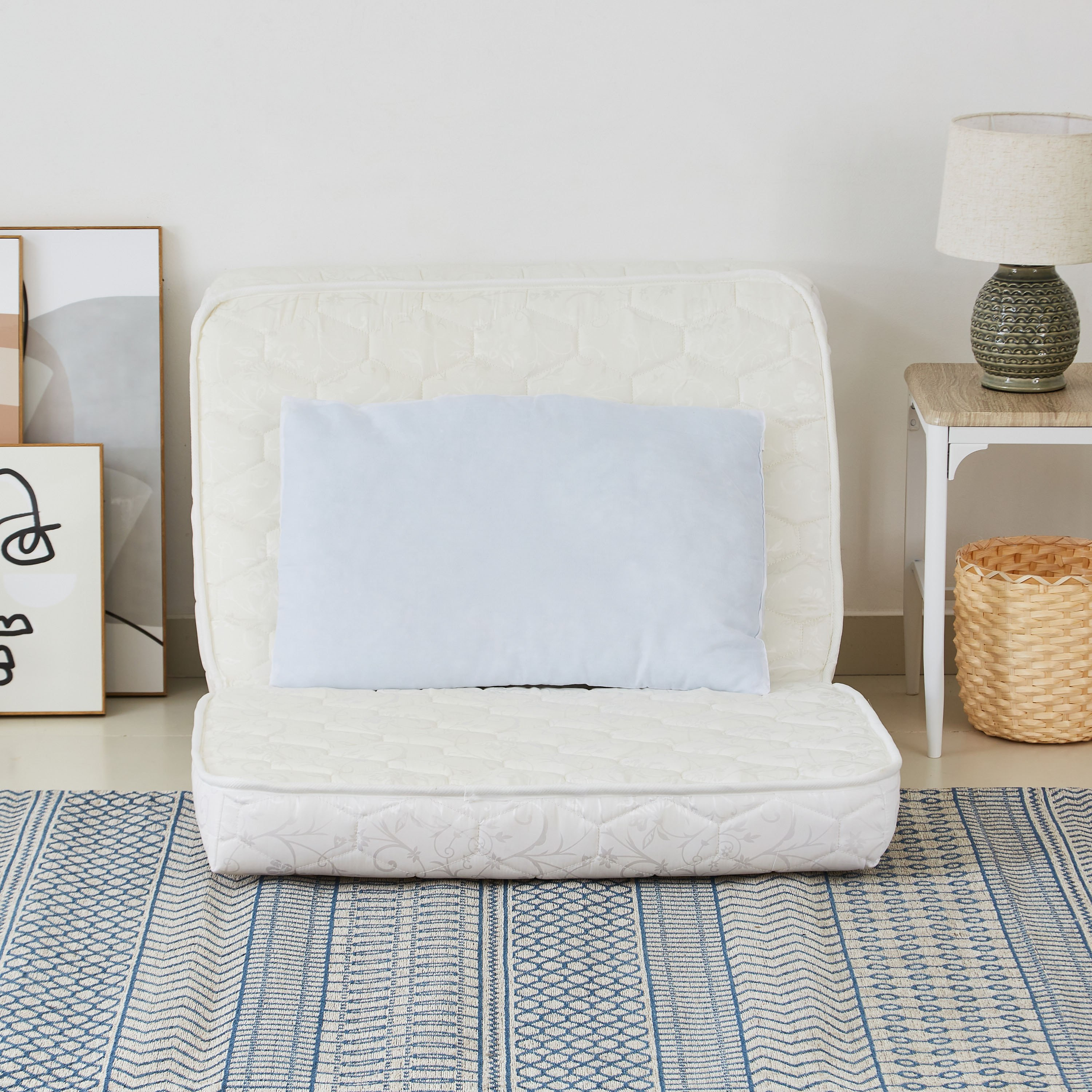 مرتبة ثلاثية الطي للضيف / السفر مع وسادة من ليبرتي - 90x180x10 سم-hbxfurniture-bedroom-mattresses-single-image-3