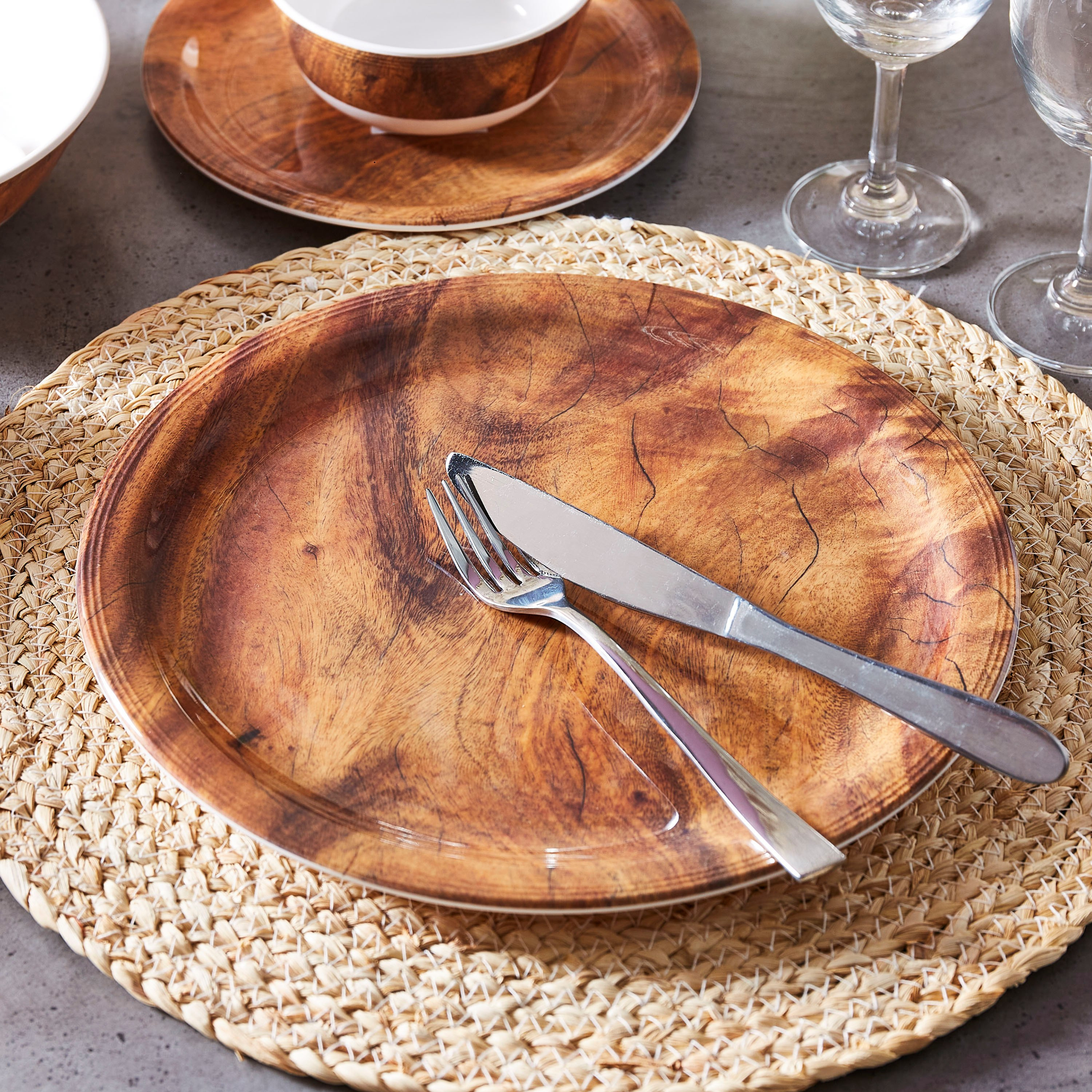 صحن عشاء من نايتشر لايف - 28 سم-hbxdecorandfurnishings-tabletop-crockery-image-1