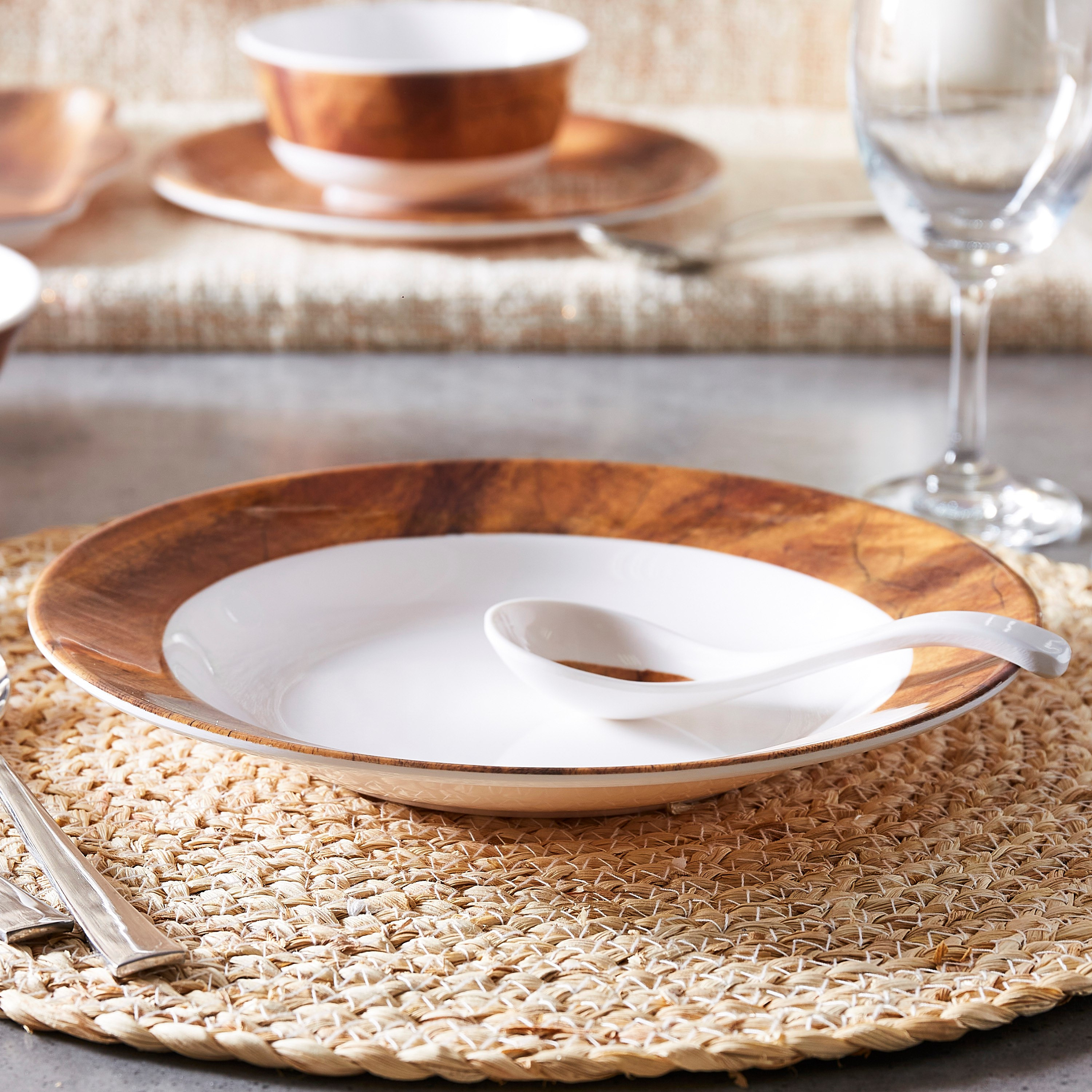 صحن شوربة من نايتشر لايف - 23 سم-hbxdecorandfurnishings-tabletop-crockery-image-2