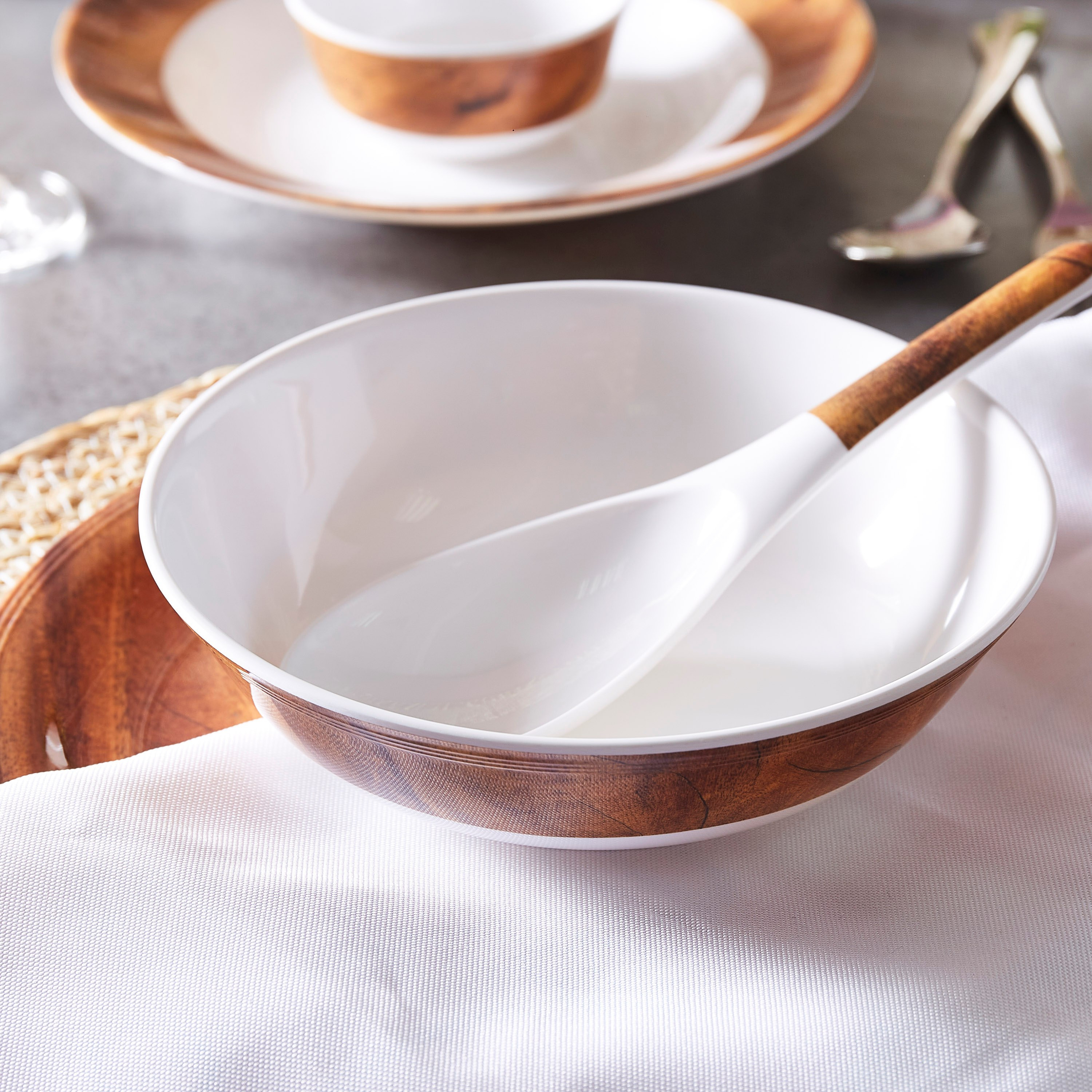 وعاء تقديم من نايتشر لايف - 19 سم-hbxdecorandfurnishings-tabletop-crockery-image-2