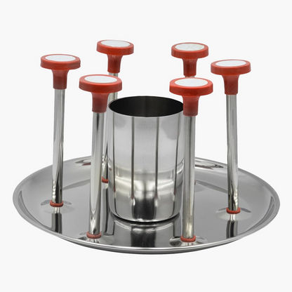 Facile Steel Glass and Spoon Stand