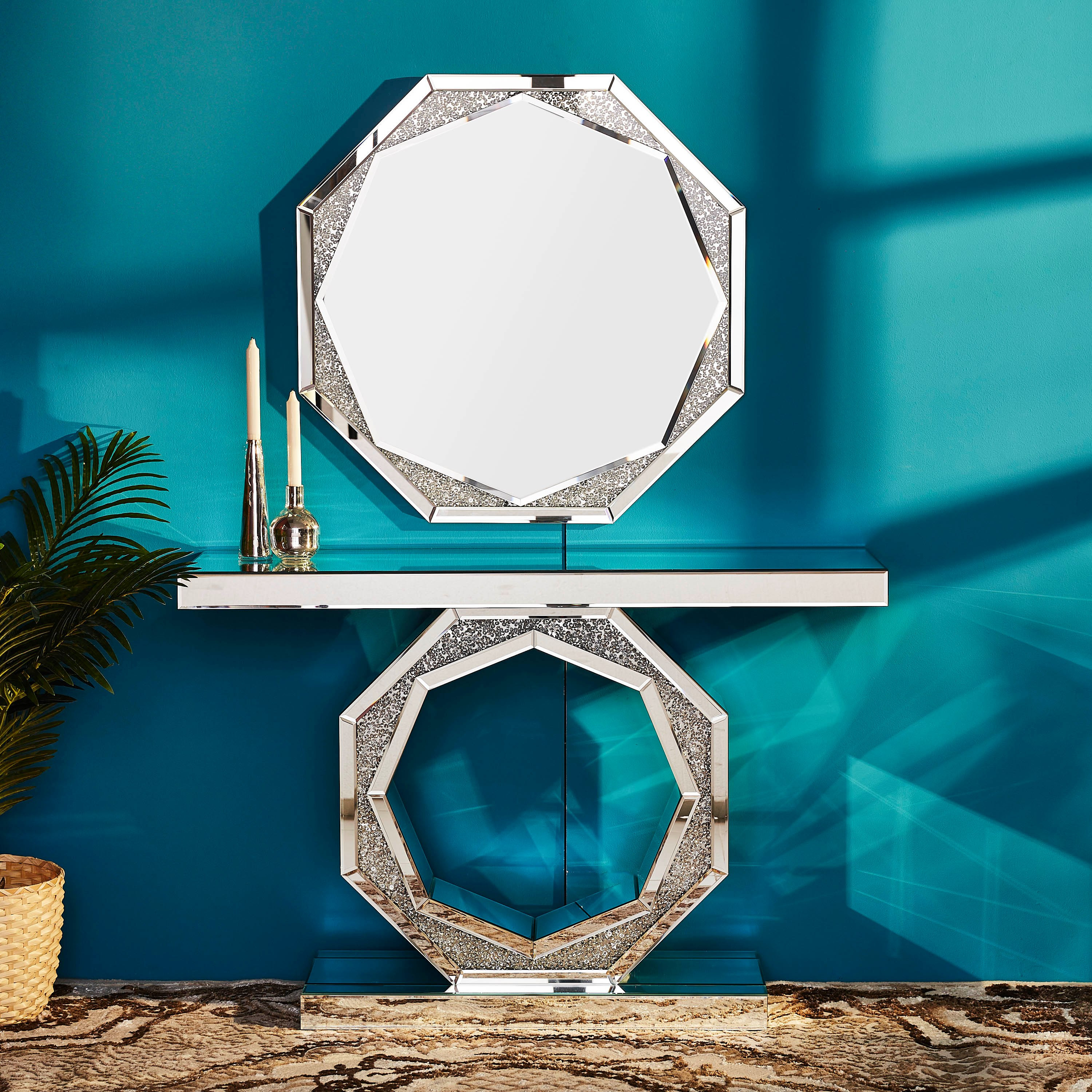 Dominique Console Table with Mirror-hbxfurniture-tablesandstands-consoletables-image-4