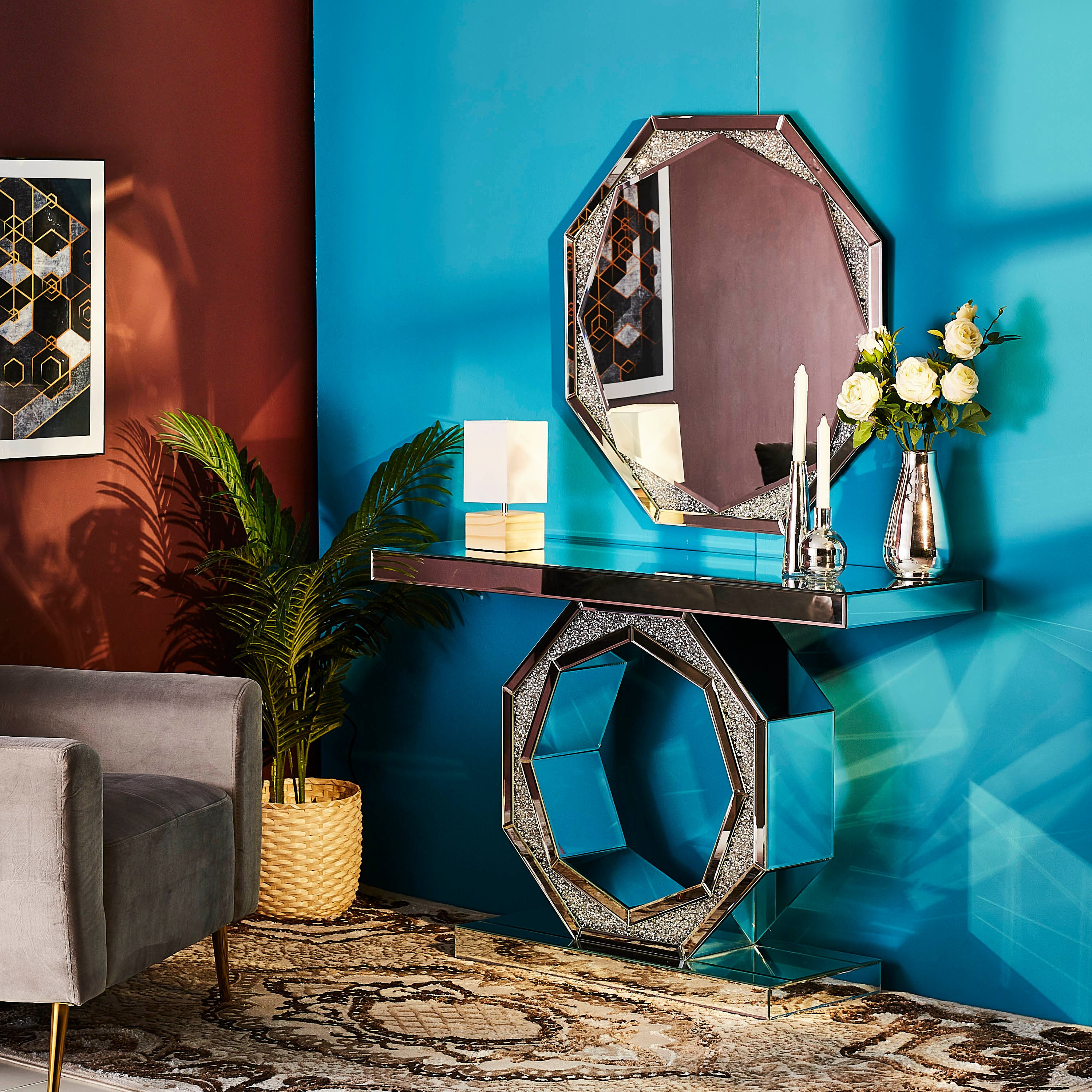 Dominique Console Table with Mirror-hbxfurniture-tablesandstands-consoletables-image-6