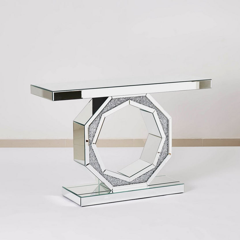 Dominique Console Table with Mirror-Console Tables-image-6