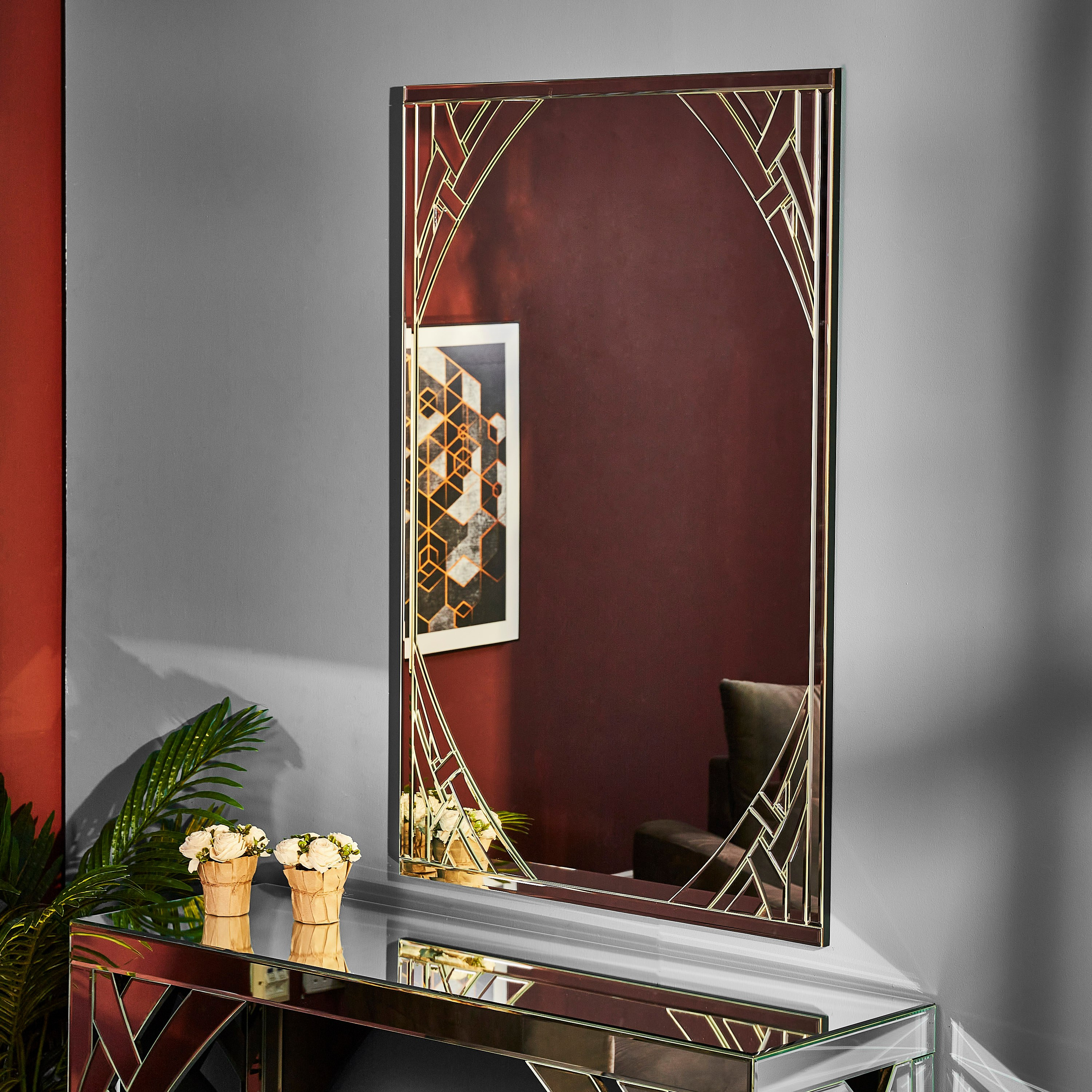 طاولة كونسول بمرآة من أيدن-hbxfurniture-tablesandstands-consoletables-image-2