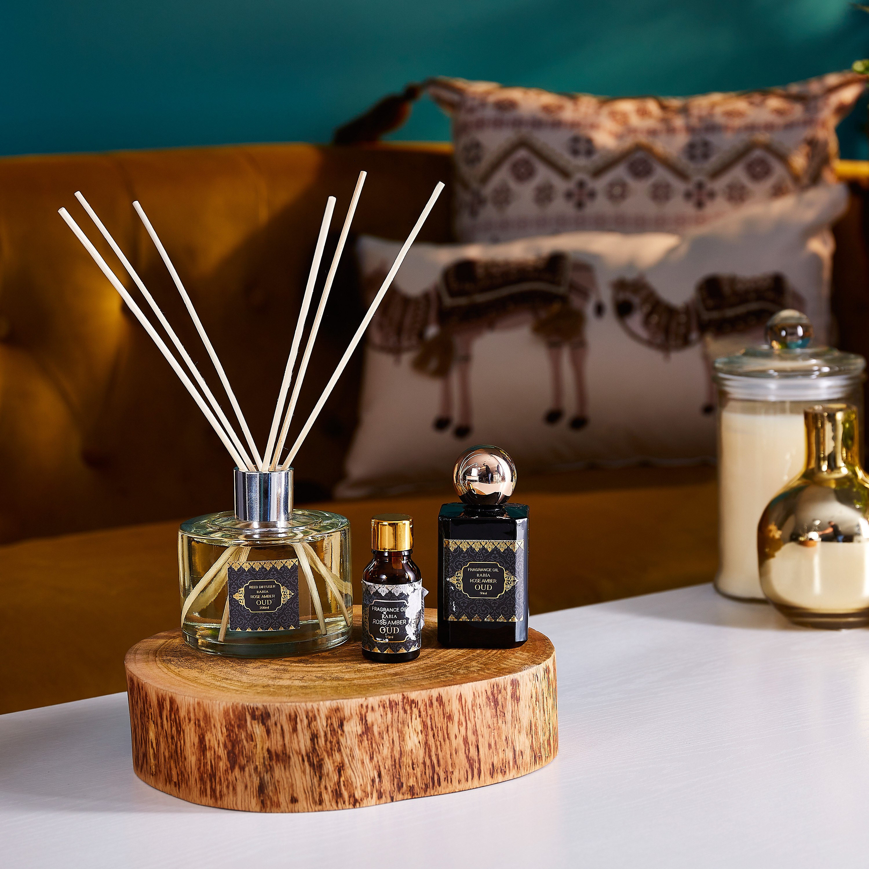 زيت عطري 15 مل عود ورد عنبر من رابيا - 2x2x6 سم-hbxhomeware-hbxdecorandfurnishings-image-3