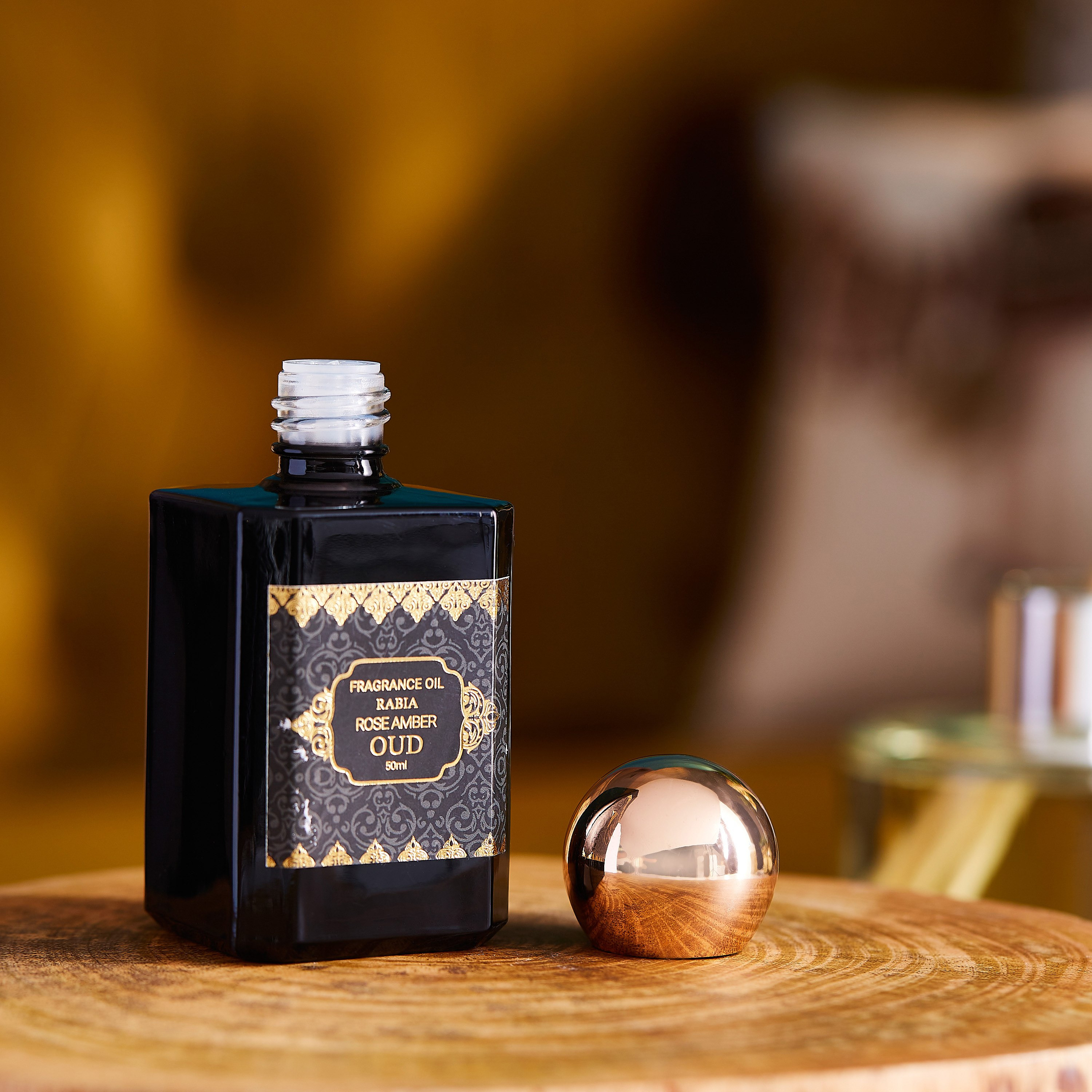زيت عطري 50 مل عود ورد عنبر من رابيا - 4x4x8 سم-PROMO_HB_AE_B1G1_250925-image-2