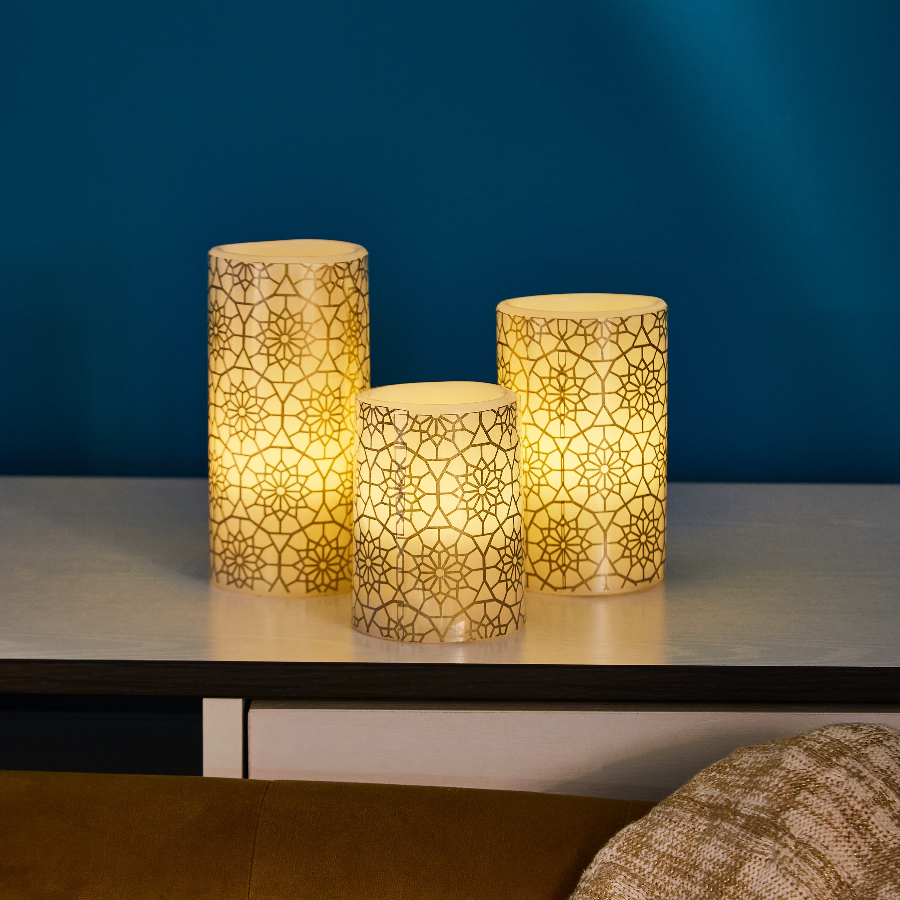 طقم شموع إل إي دي من أورلا - 3 قطع-hbxdiningroom-lighting-decorativesandstringlights-image-1