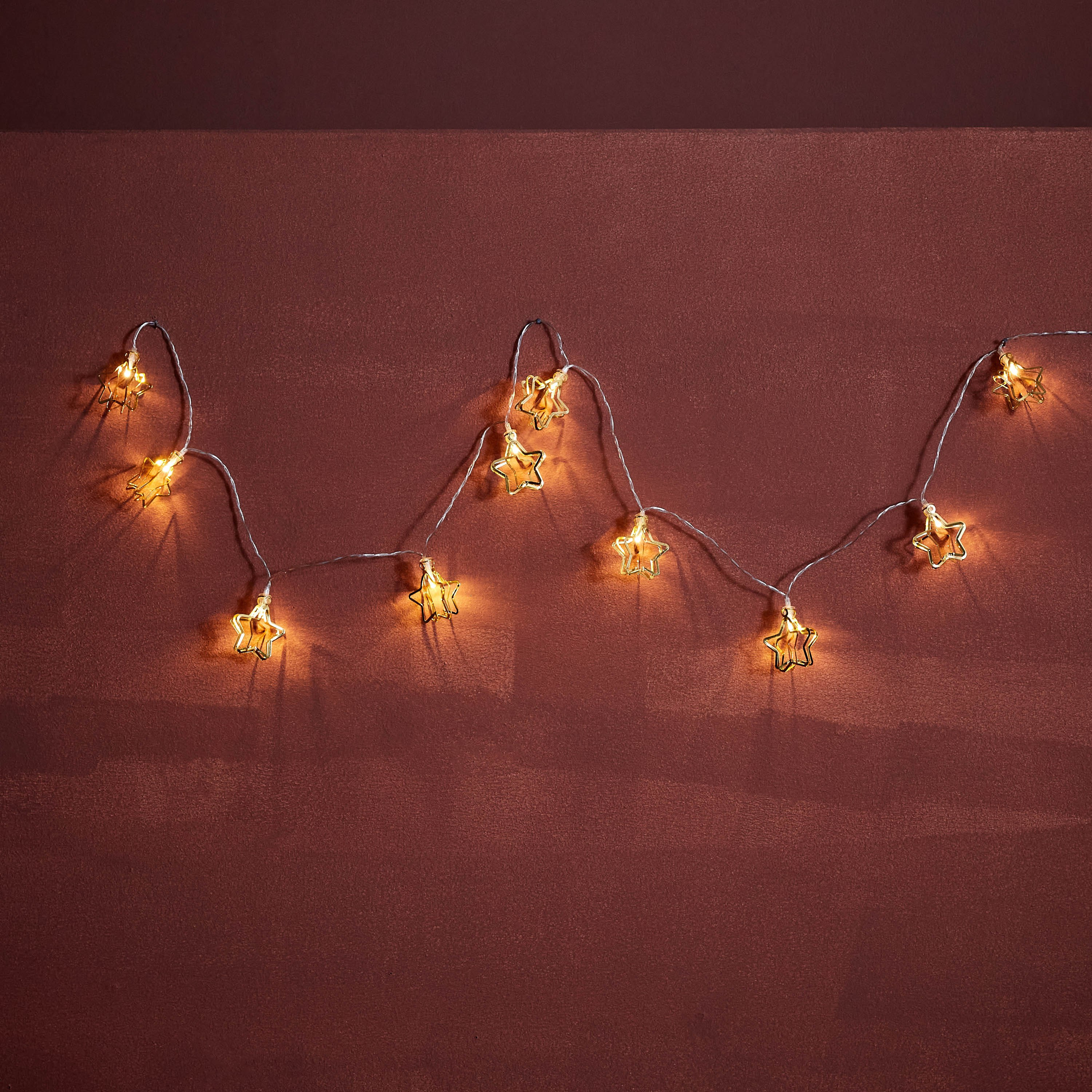 شريط إضاءة بـ10 لمبات إل إي دي بتصميم نجمة من أورلا - 165 سم-hbxhomeware-lighting-decorativesandstringlights-image-1