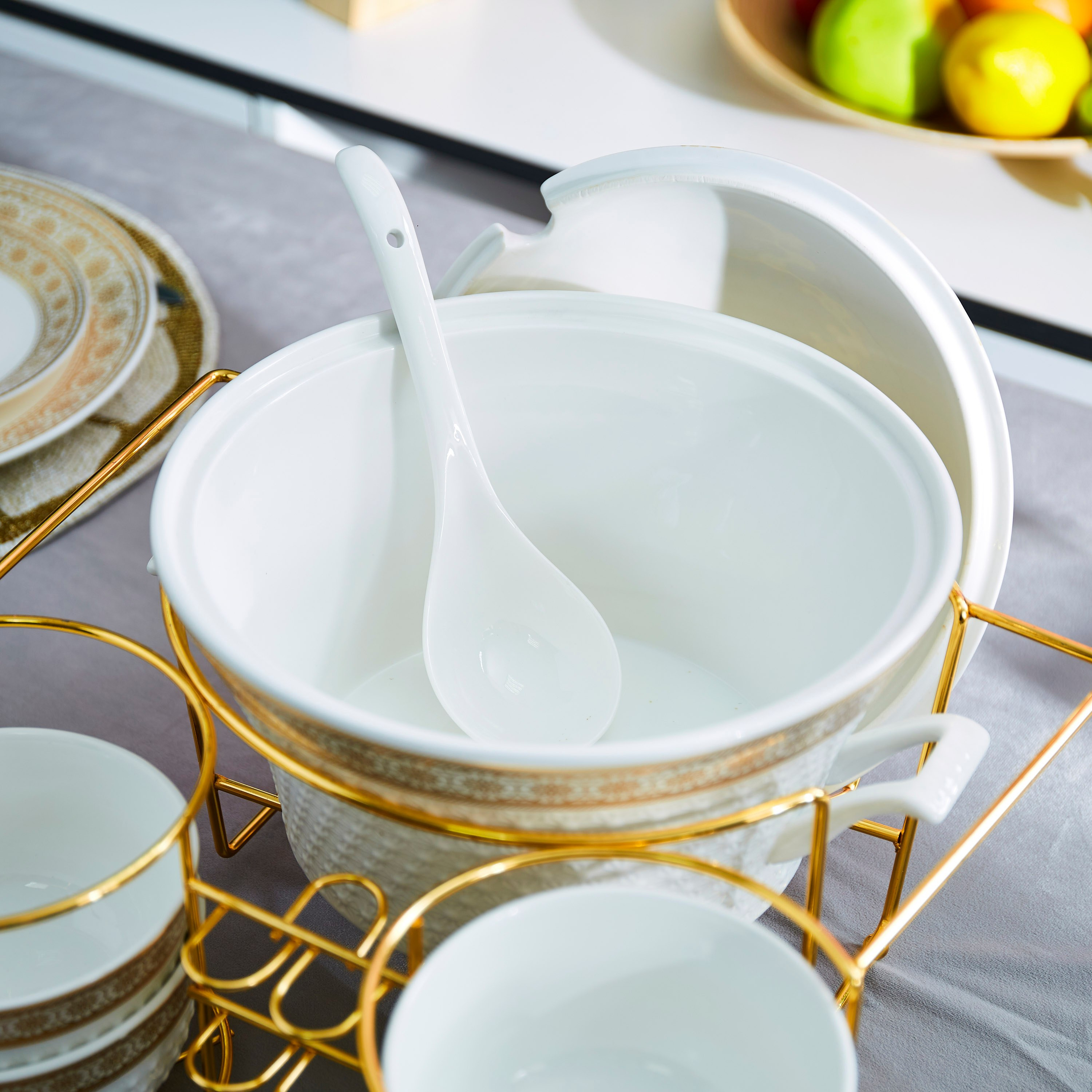 طقم شوربة 15 قطعة مع حامل - مشربية-hbxdecorandfurnishings-tabletop-serveware-image-5