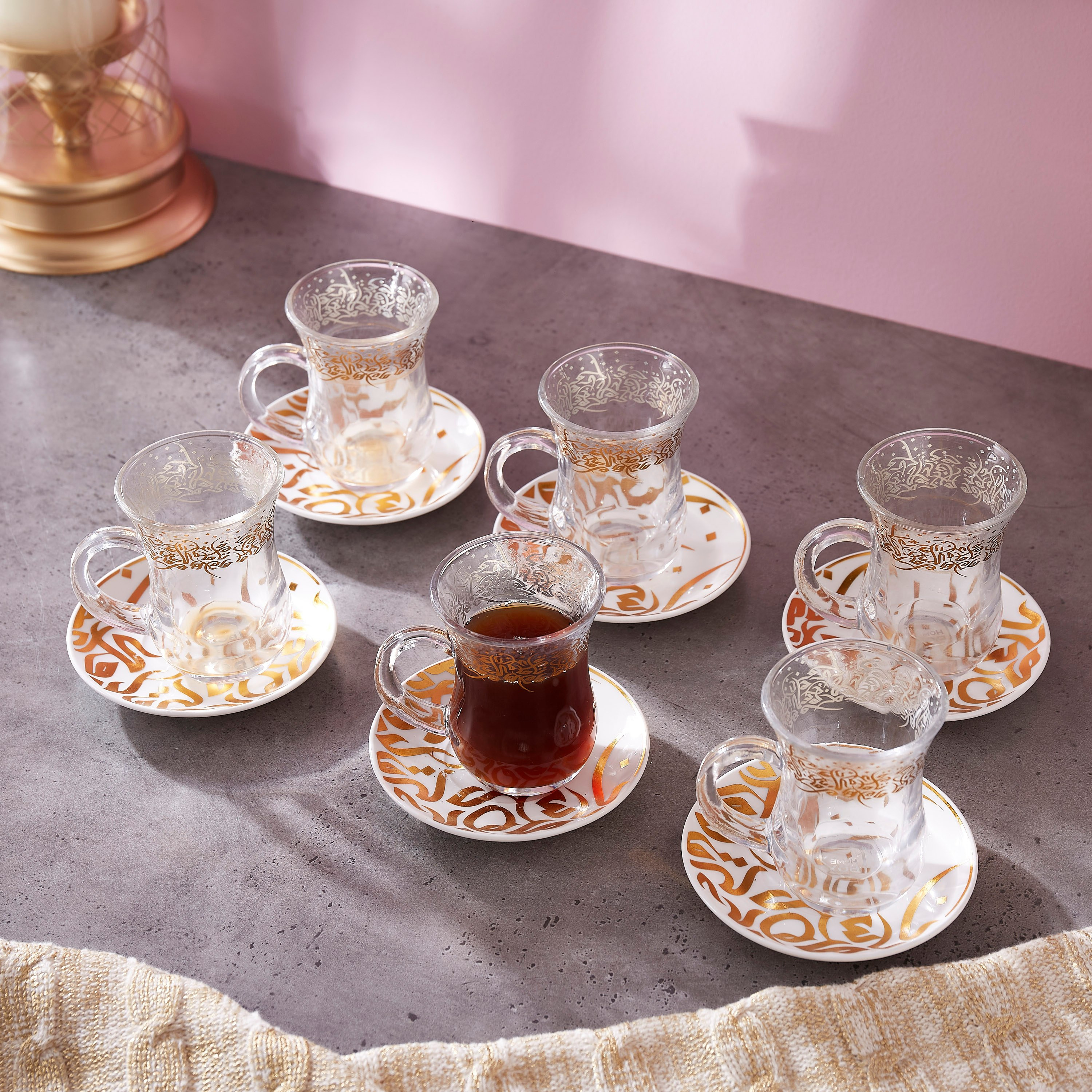طقم استكانة 12 قطعة من كاليجرافي-hbxhomeware-diningandtabletop-coffeeandteasets-image-1