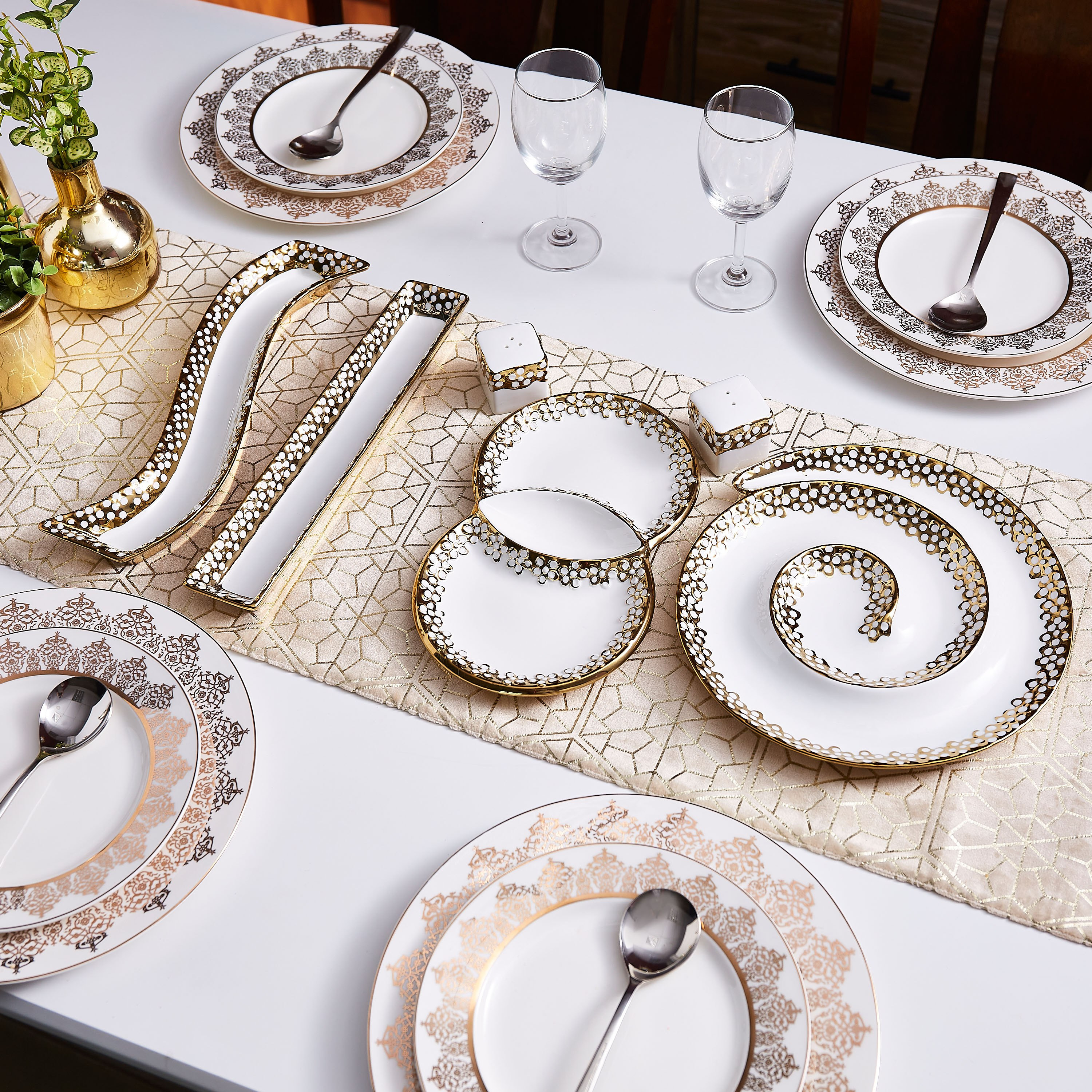 طقم تقديم للتسالي 6 قطع من فيستيف-hbxdecorandfurnishings-tabletop-serveware-image-2