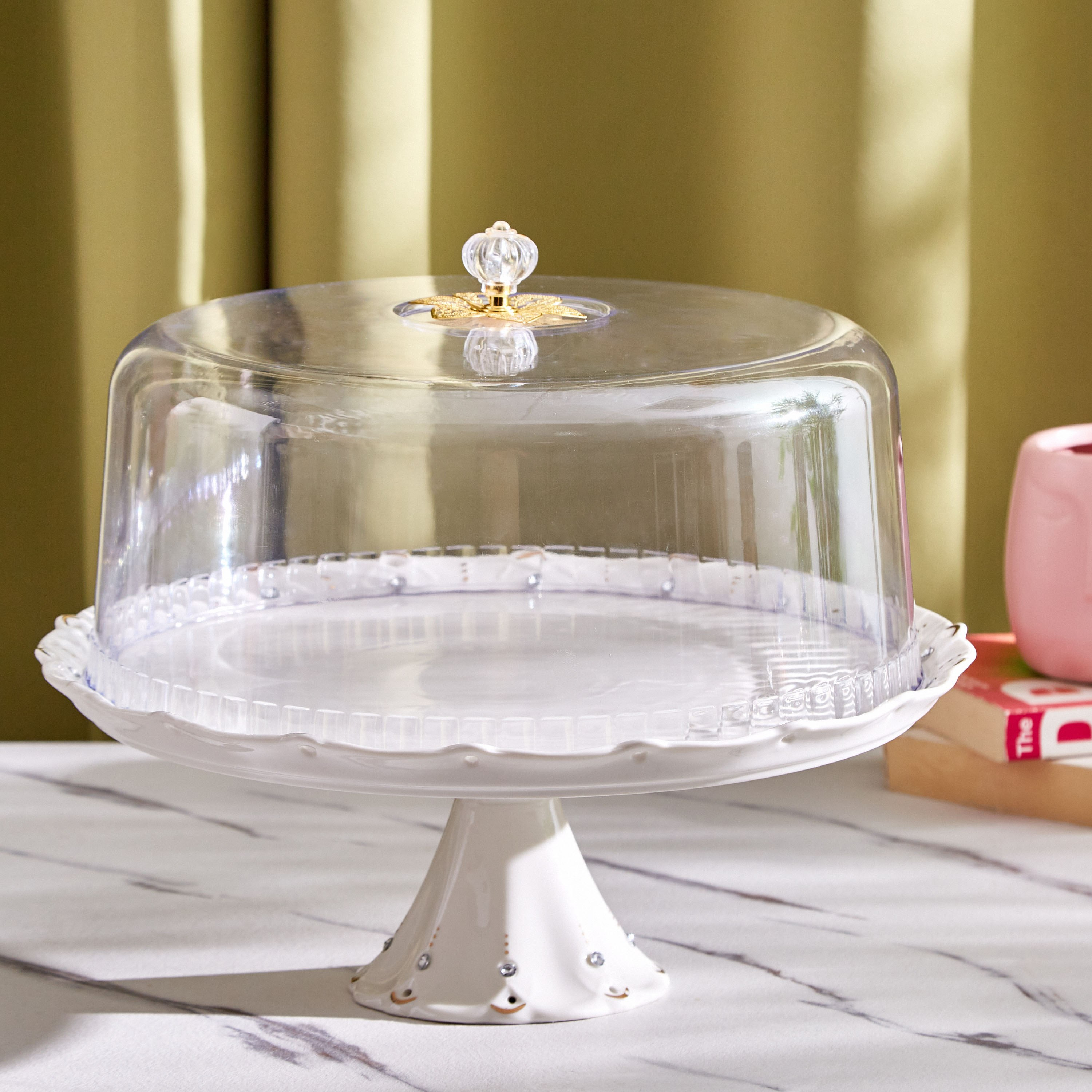 صحن كيك بقبة من فيستيف - 33.5 سم-hbxdecorandfurnishings-tabletop-serveware-image-2