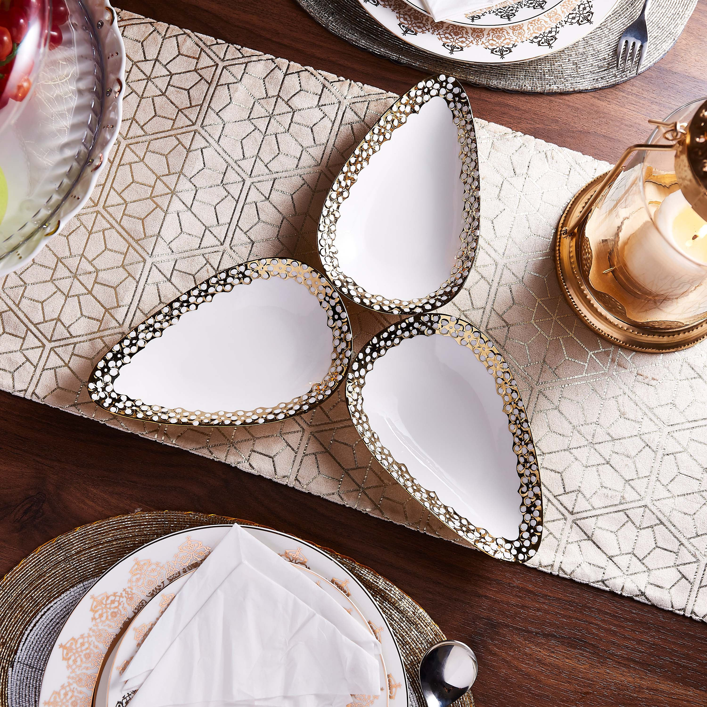 طقم أطباق من 3 قطع - 20x12 سم-hbxdecorandfurnishings-tabletop-serveware-image-2